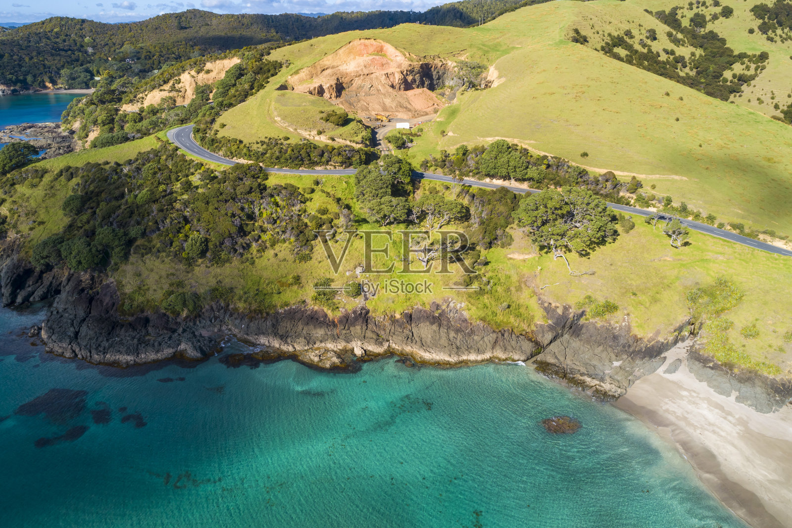 海湾群岛鸟瞰图照片摄影图片