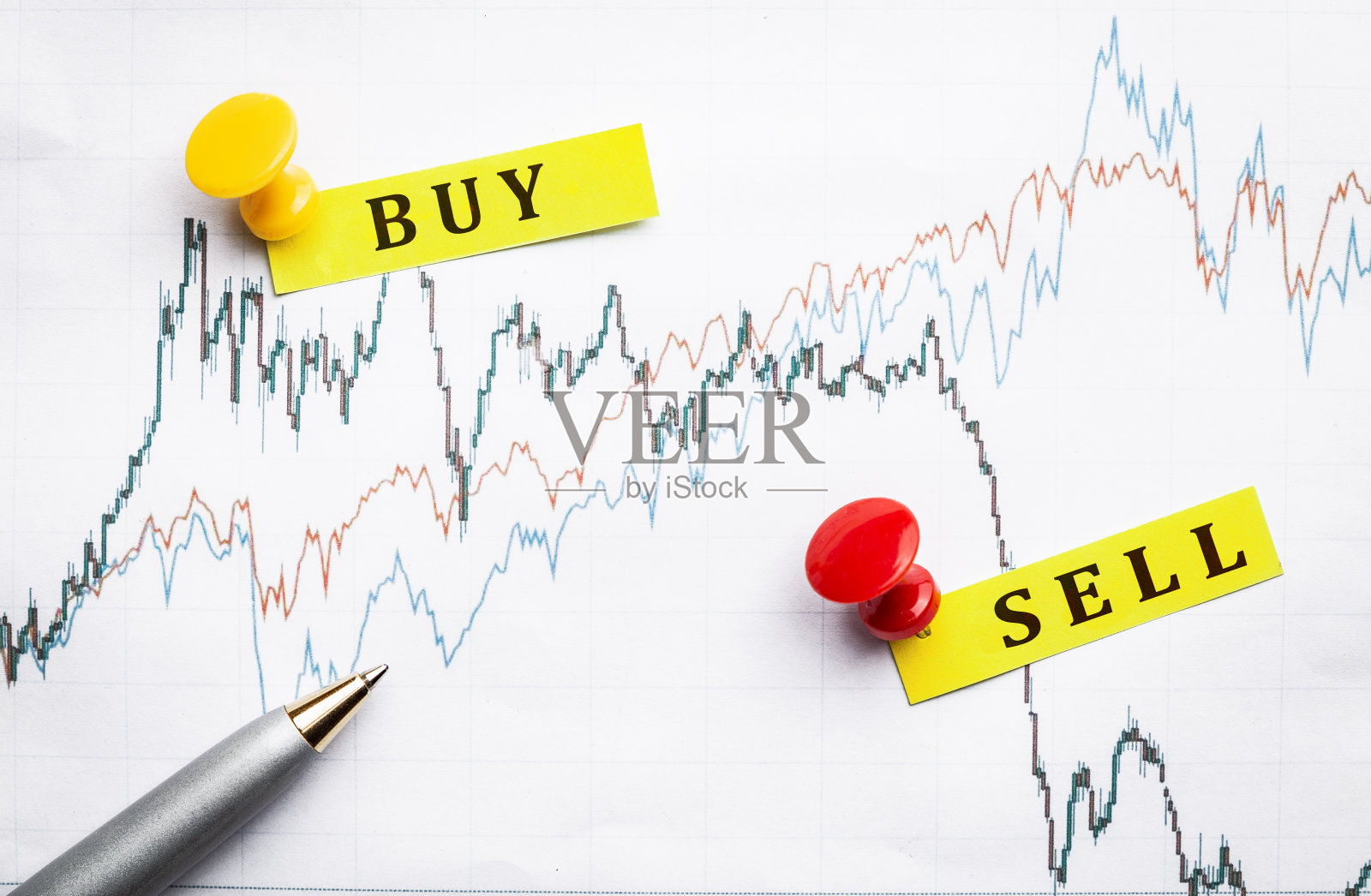 买卖股票照片摄影图片