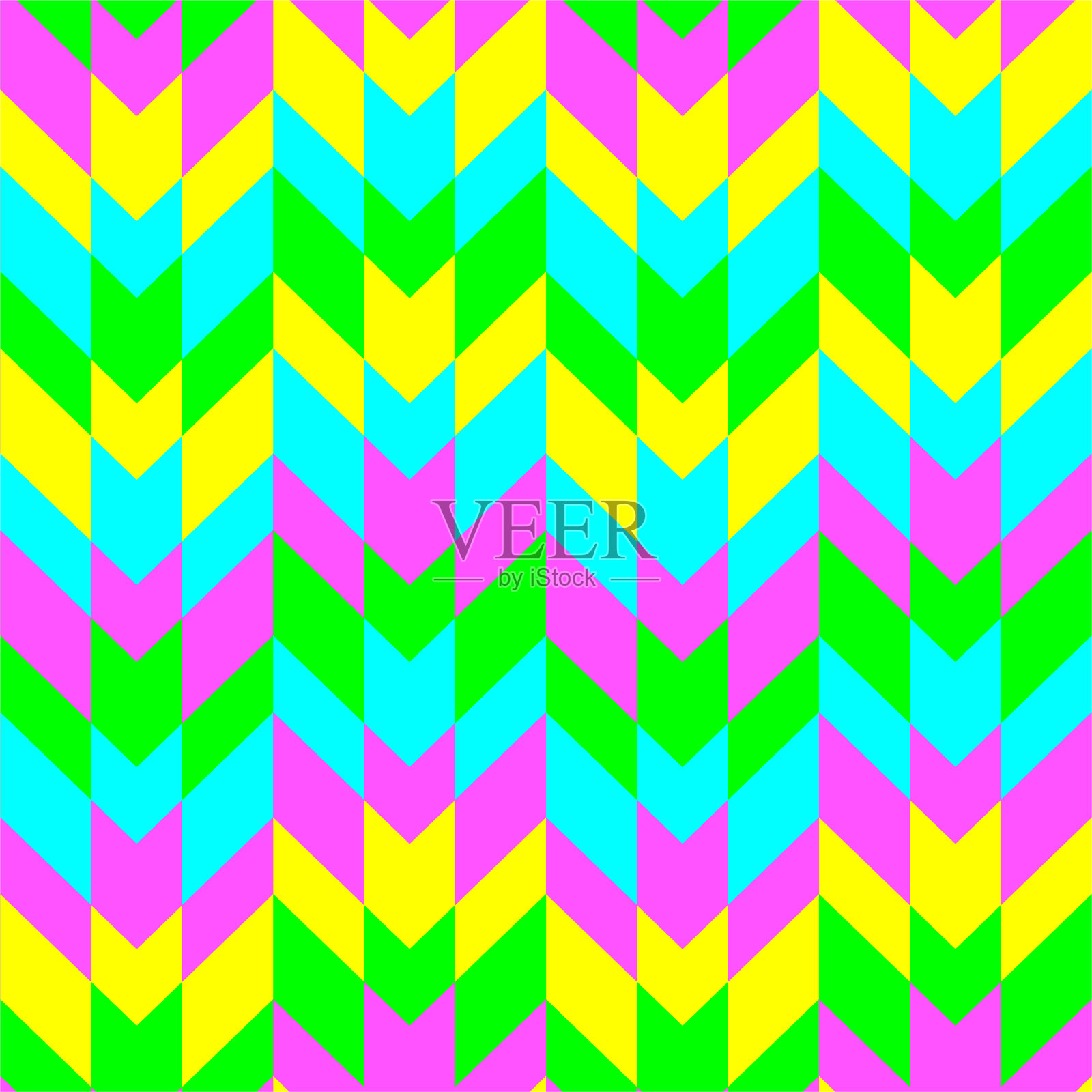 彩色几何马赛克图案/无缝矢量网页背景/用于纺织，设计，织物，广告横幅插画图片素材