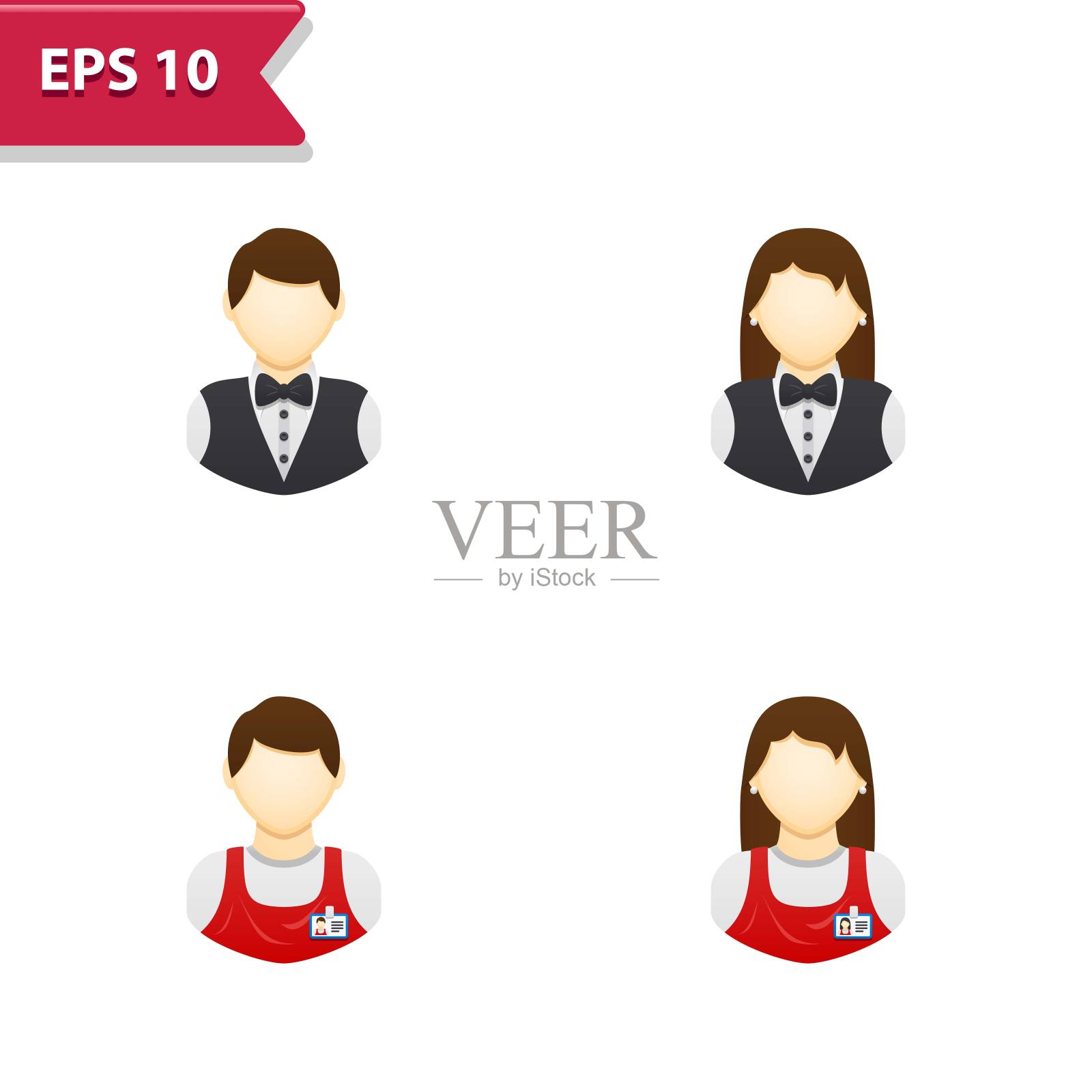 专业的，像素对齐图标在现实的颜色。插画图片素材