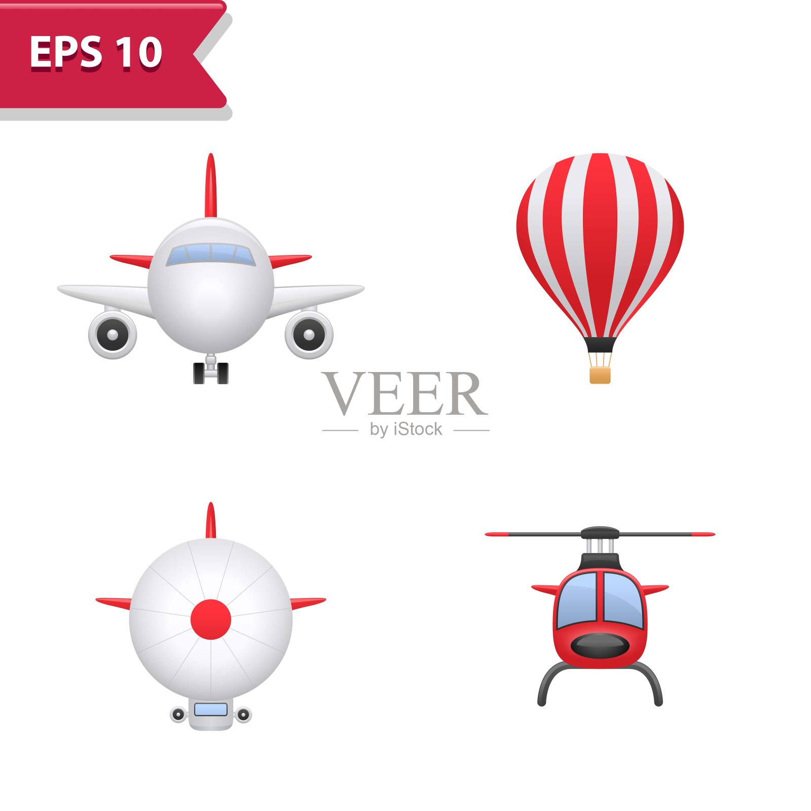 专业的，像素对齐图标在现实的颜色。图标素材