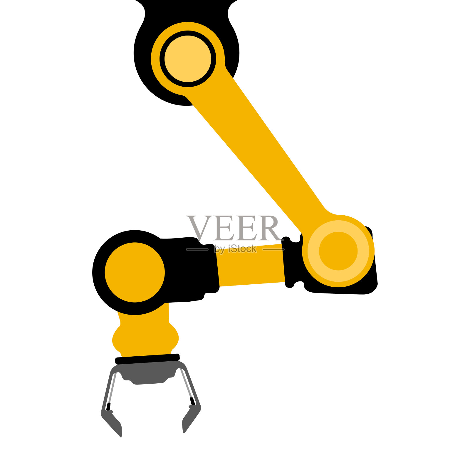 工业机械臂插画图片素材