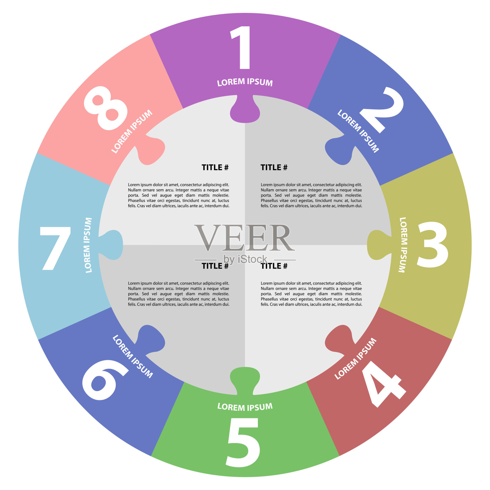 商业信息图表与文本插画图片素材