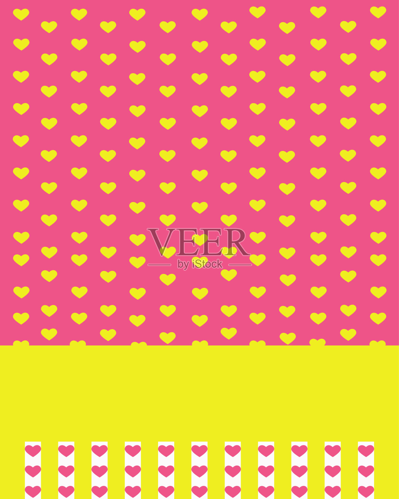 心模式。背景看起来甜蜜和美丽的恋人或情人节主题。插画图片素材