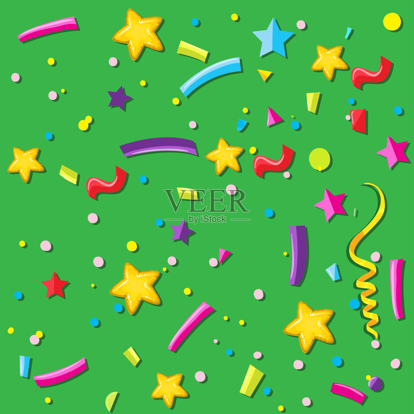 绿党背景插画图片素材