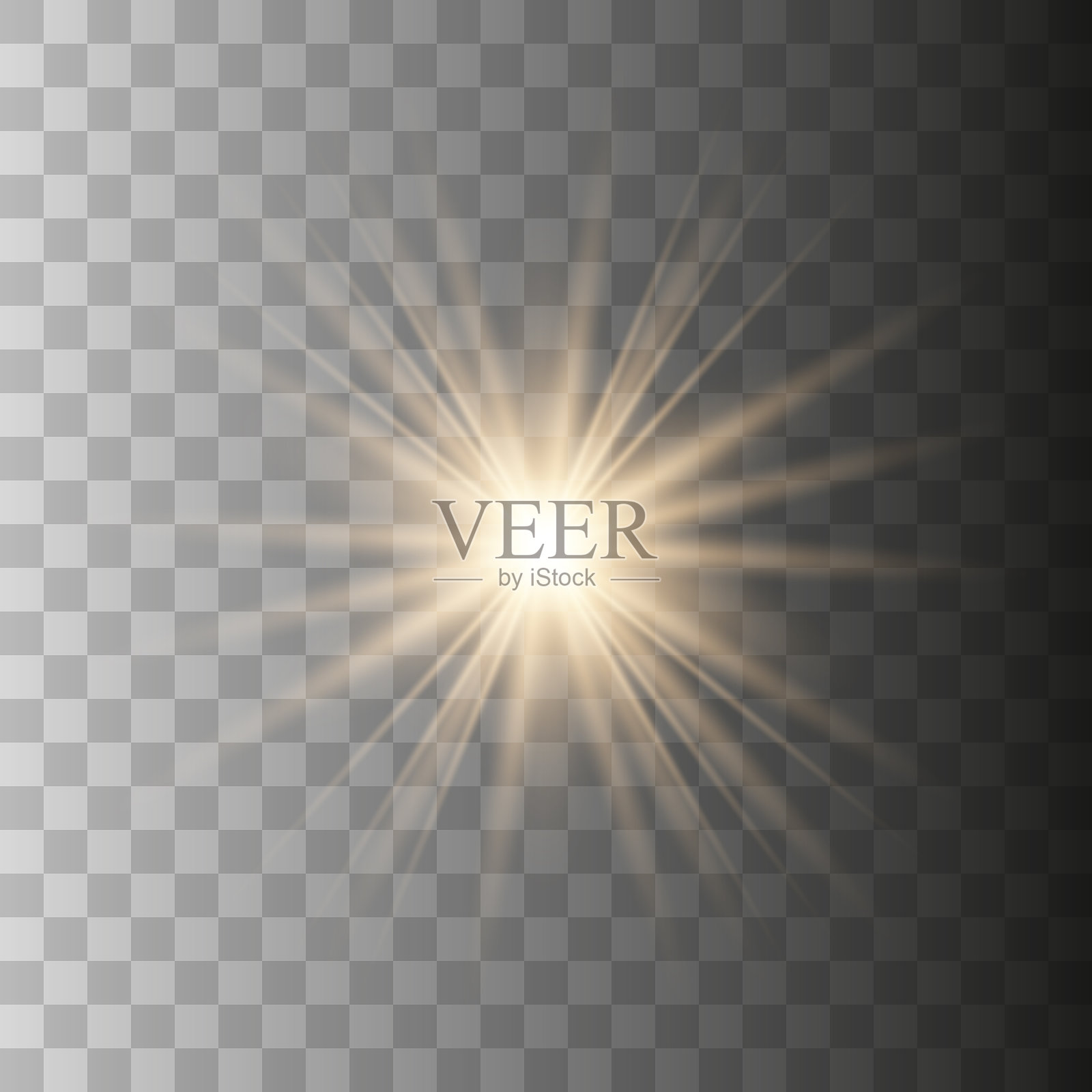 发出光的效果。矢量插图。圣诞节flash,灰尘。矢量插图eps10插画图片素材