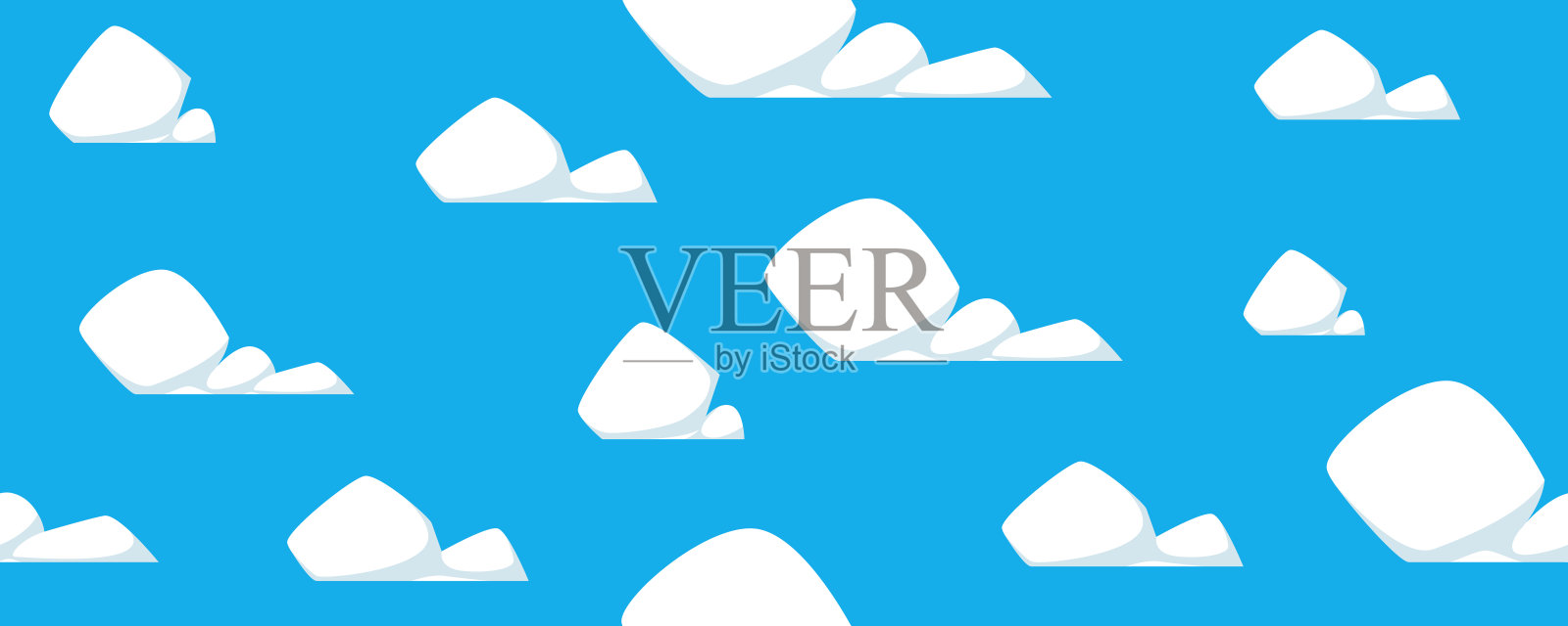 卡通云图插画图片素材