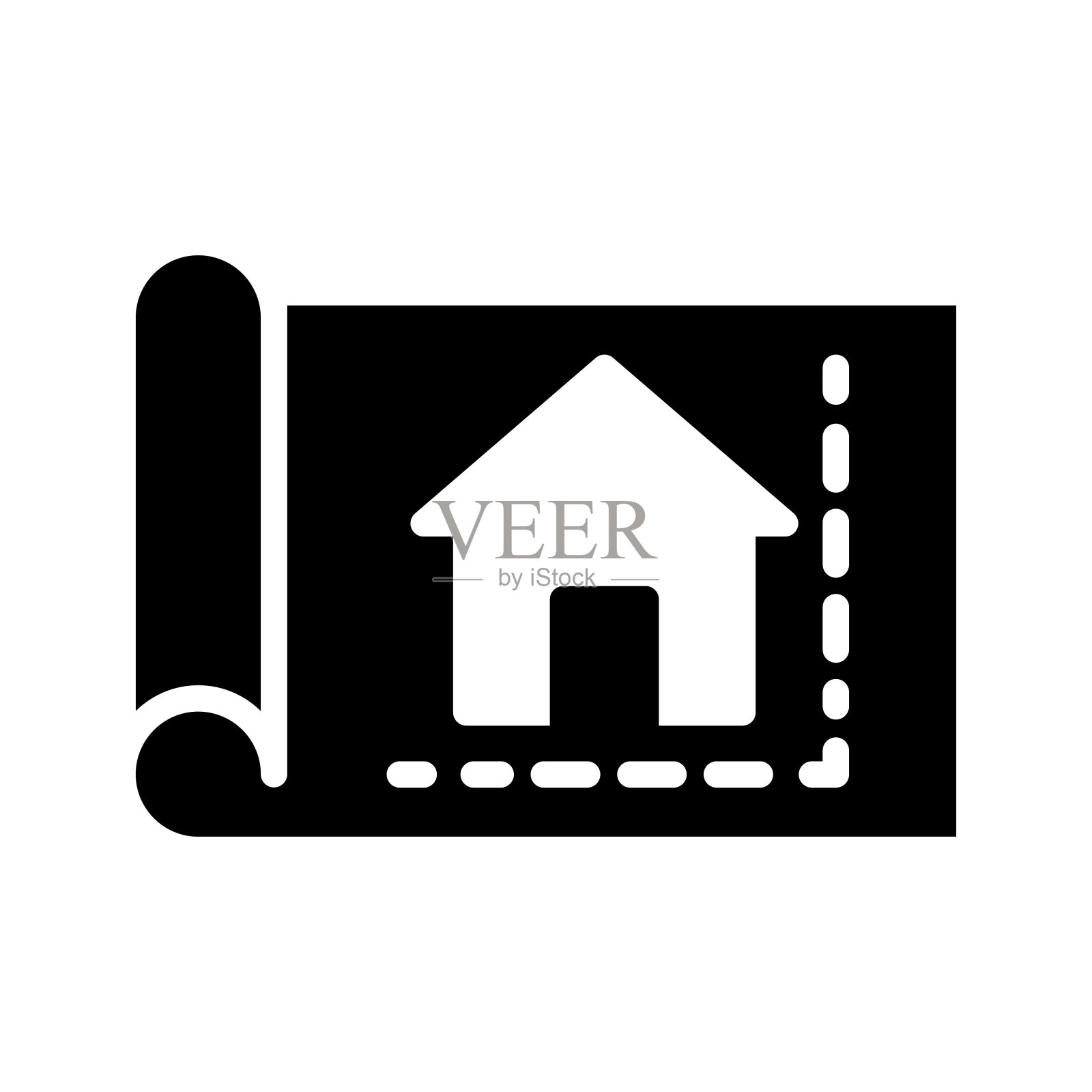 蓝图插画图片素材