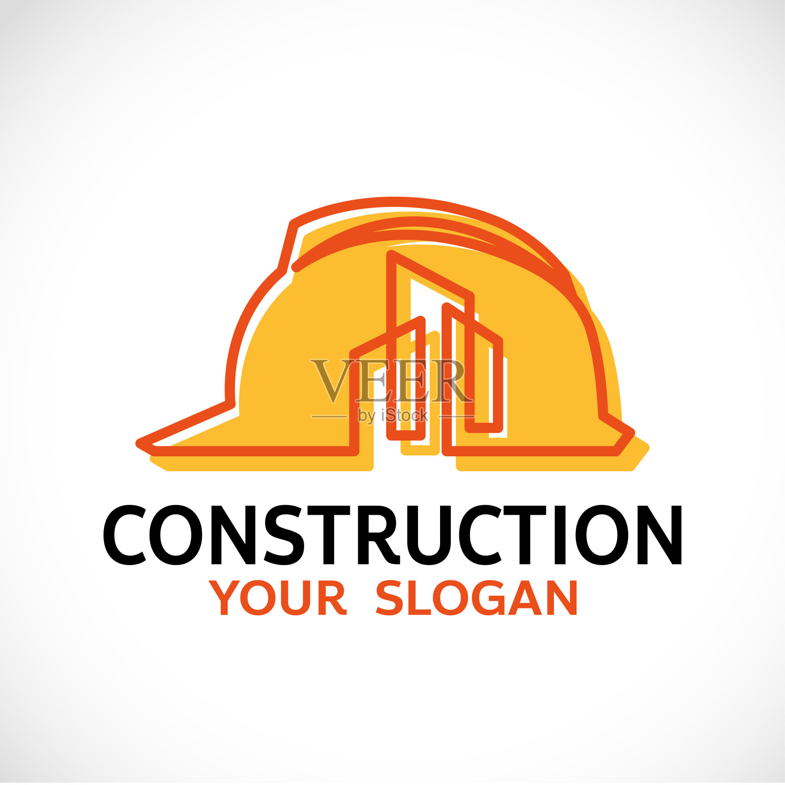 建筑的标志插画图片素材