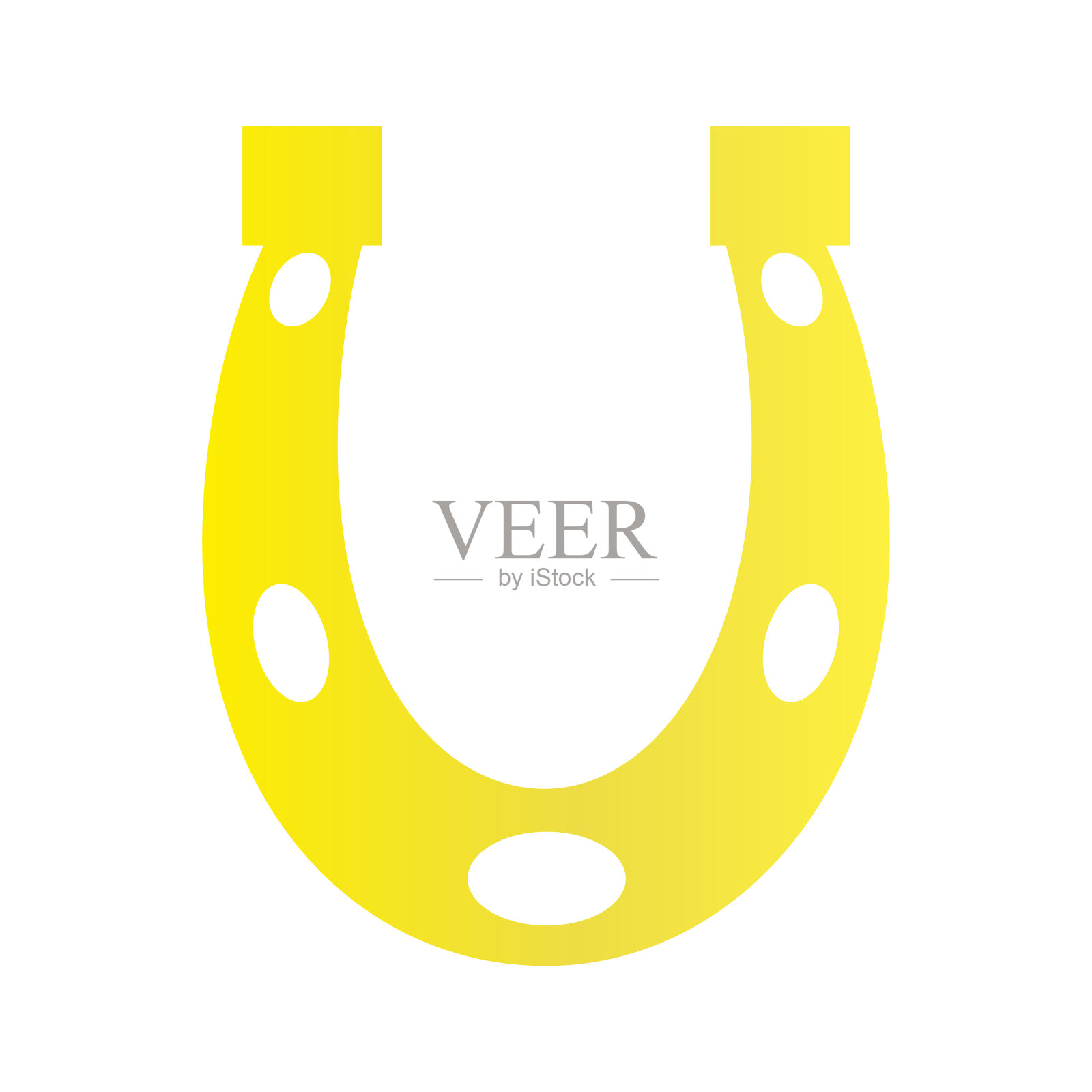 马蹄金图标的背景为图形和网页设计。简单的矢量信号。网站按钮或手机应用的互联网概念符号。设计元素图片