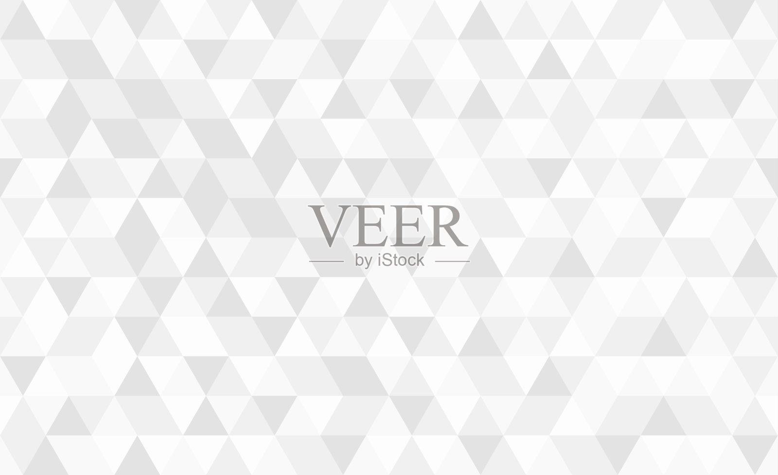 无缝图案的灰色多边形几何形状。插画图片素材