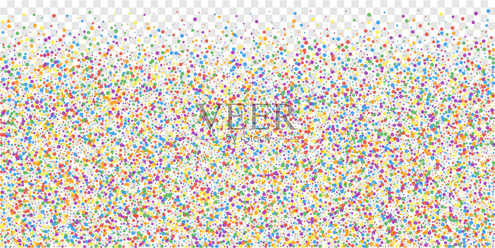 节日的五彩纸屑。庆祝的星星。欢乐的confet插画图片素材