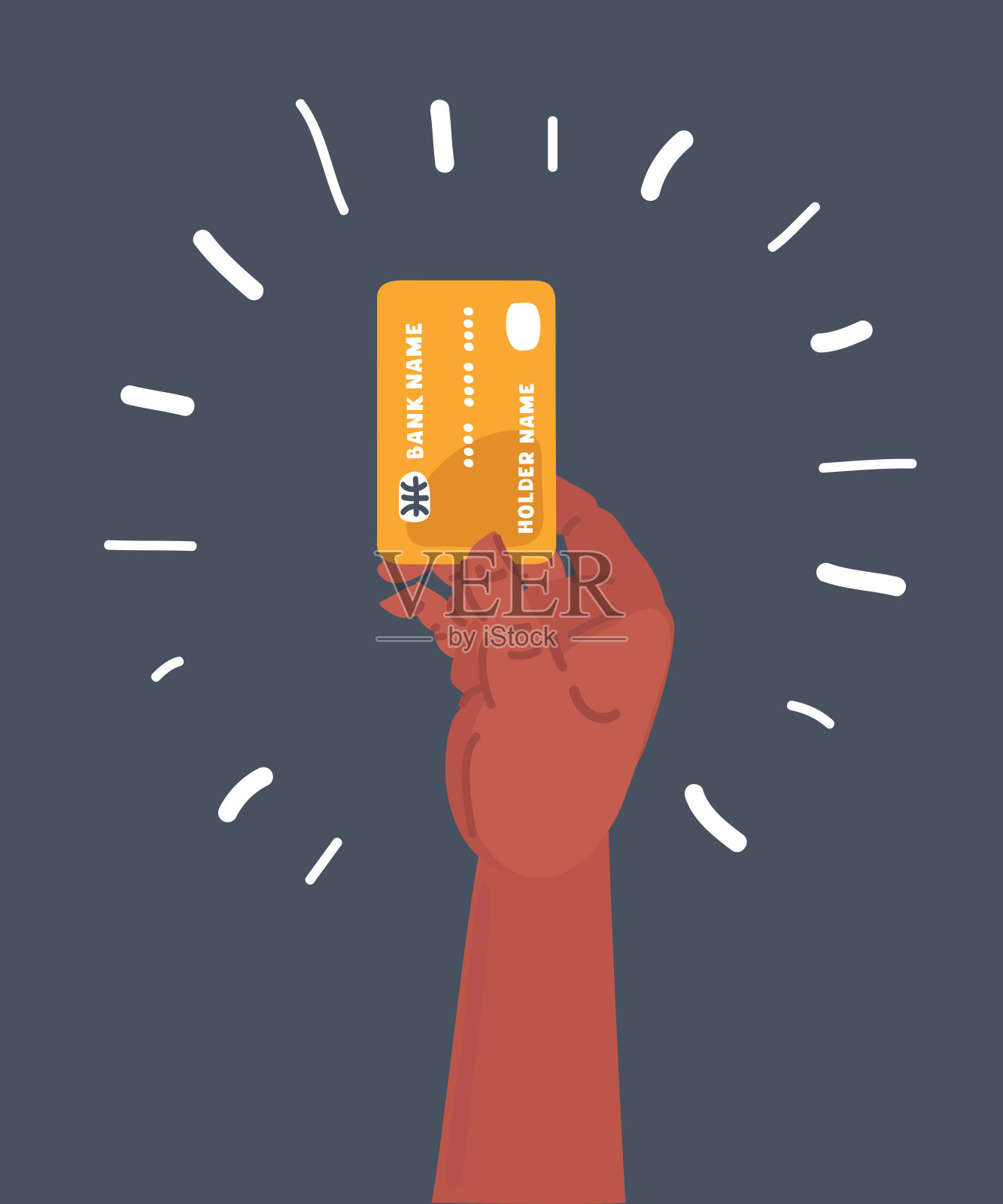 ATM推车图标符号。插画图片素材