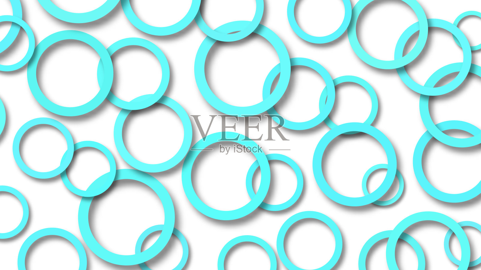 带有阴影的环形抽象背景设计元素图片