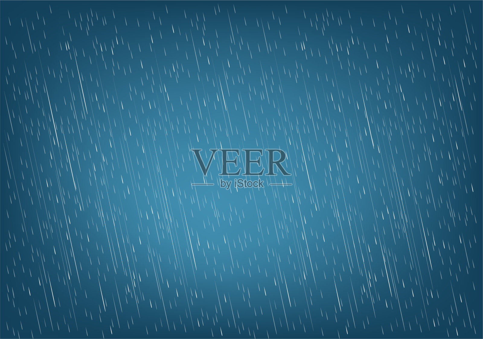 乌云和暴风雨，雨季插画图片素材