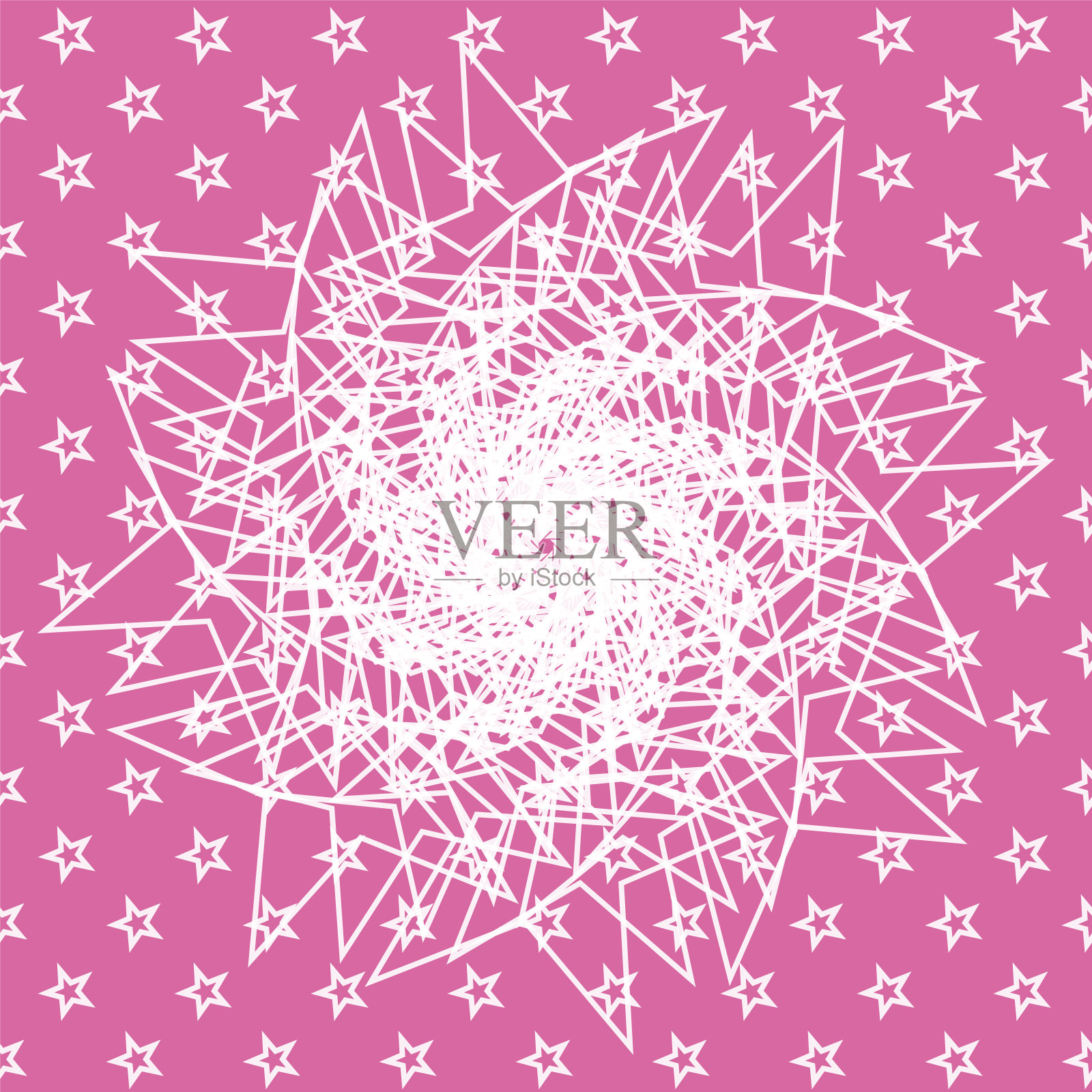 彩色无缝抽象同心圆重复形状矢量模式插画图片素材