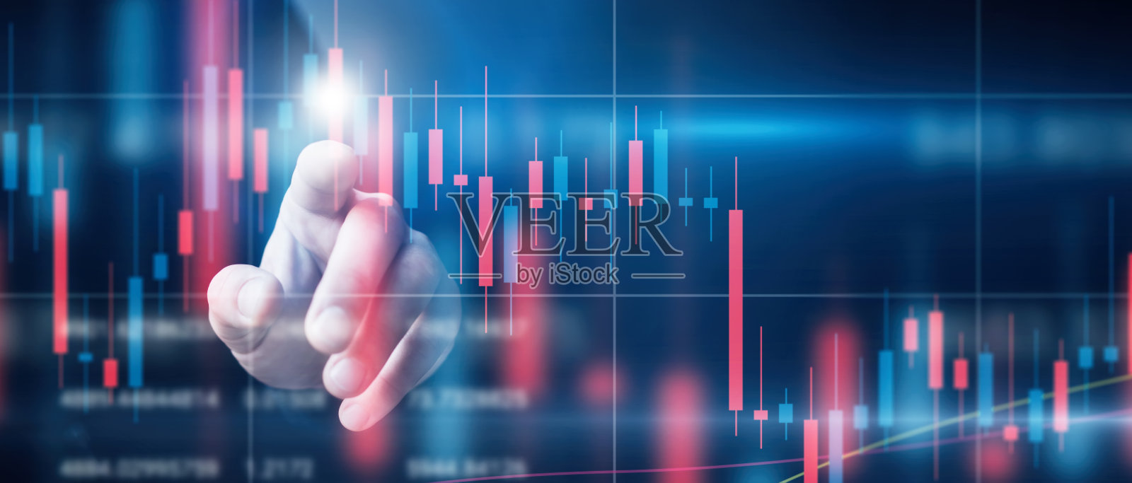 交易员在工作照片摄影图片