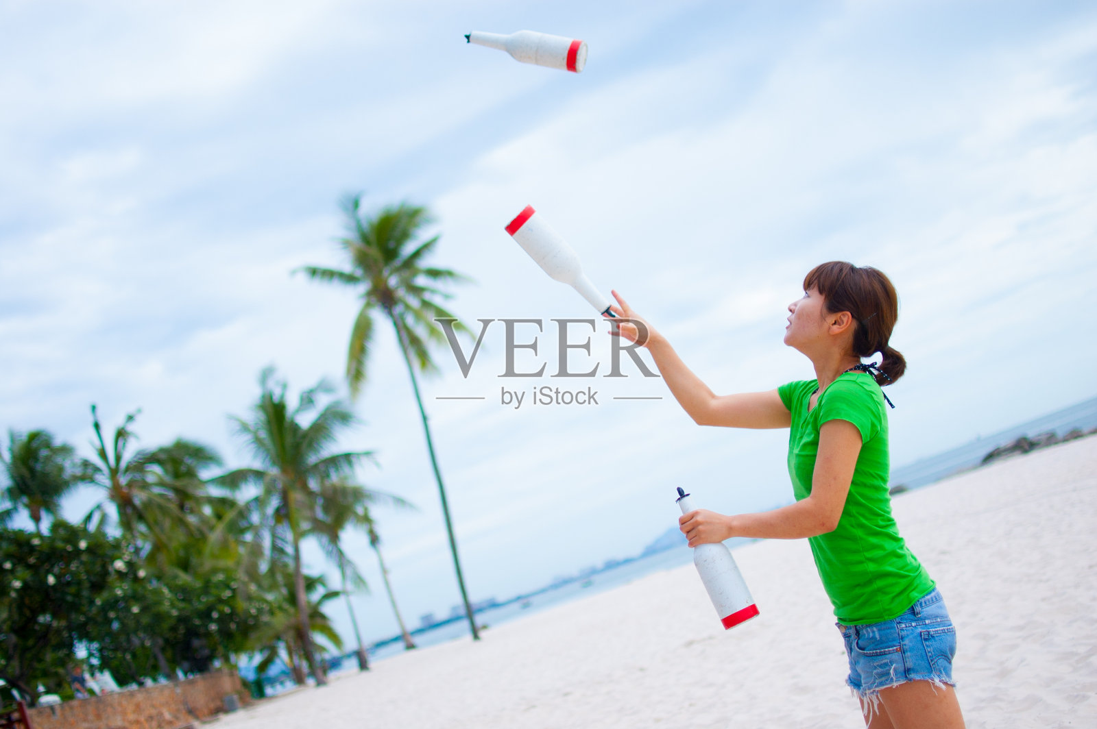 亚洲女模特在曼谷拍照，泰国照片摄影图片