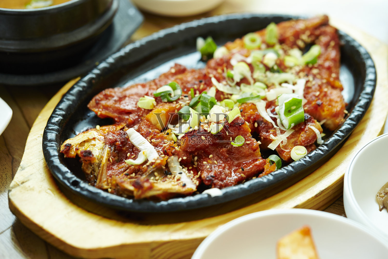 韩国的烤鱼照片摄影图片