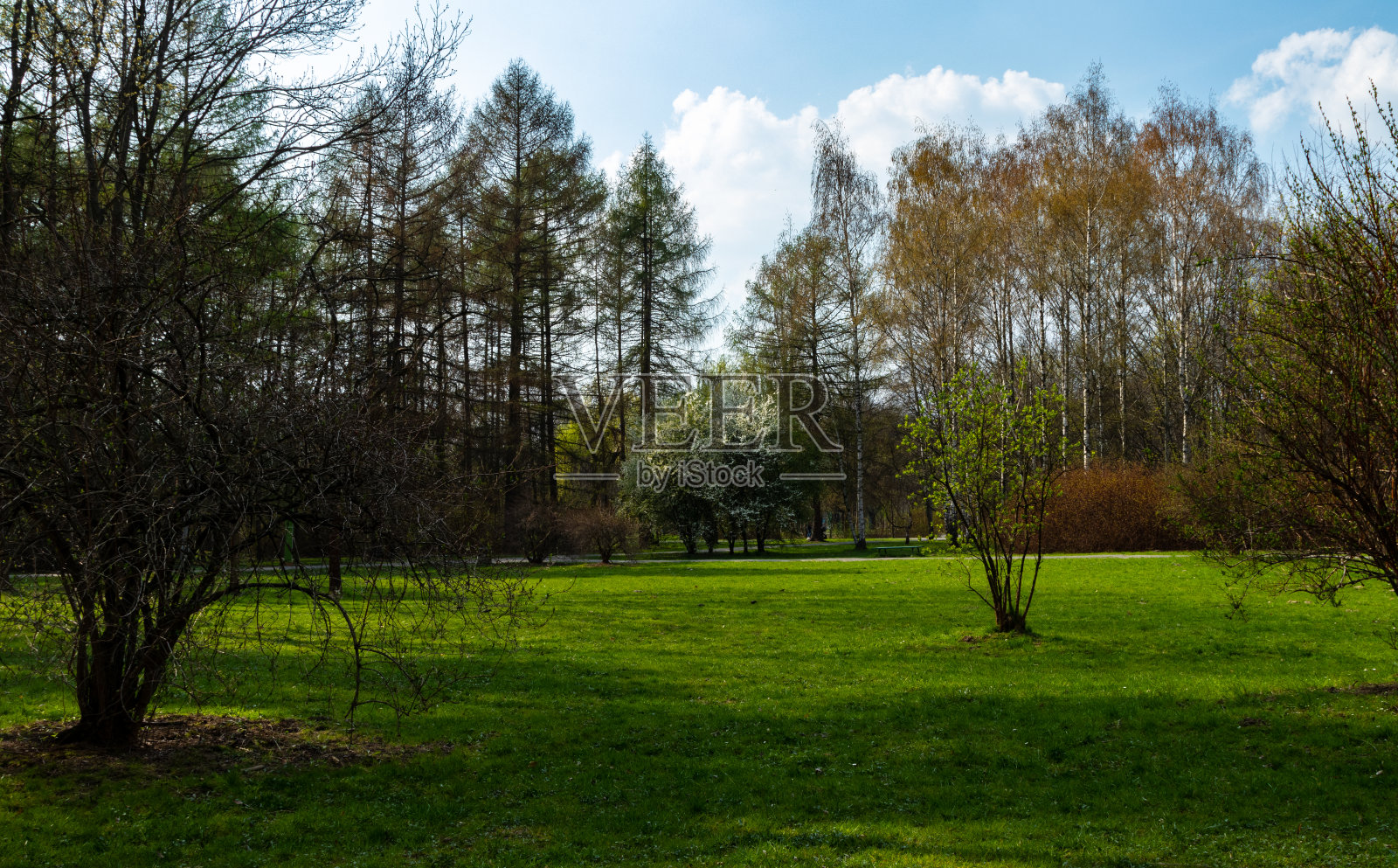 克拉科夫的波兰飞行员公园照片摄影图片