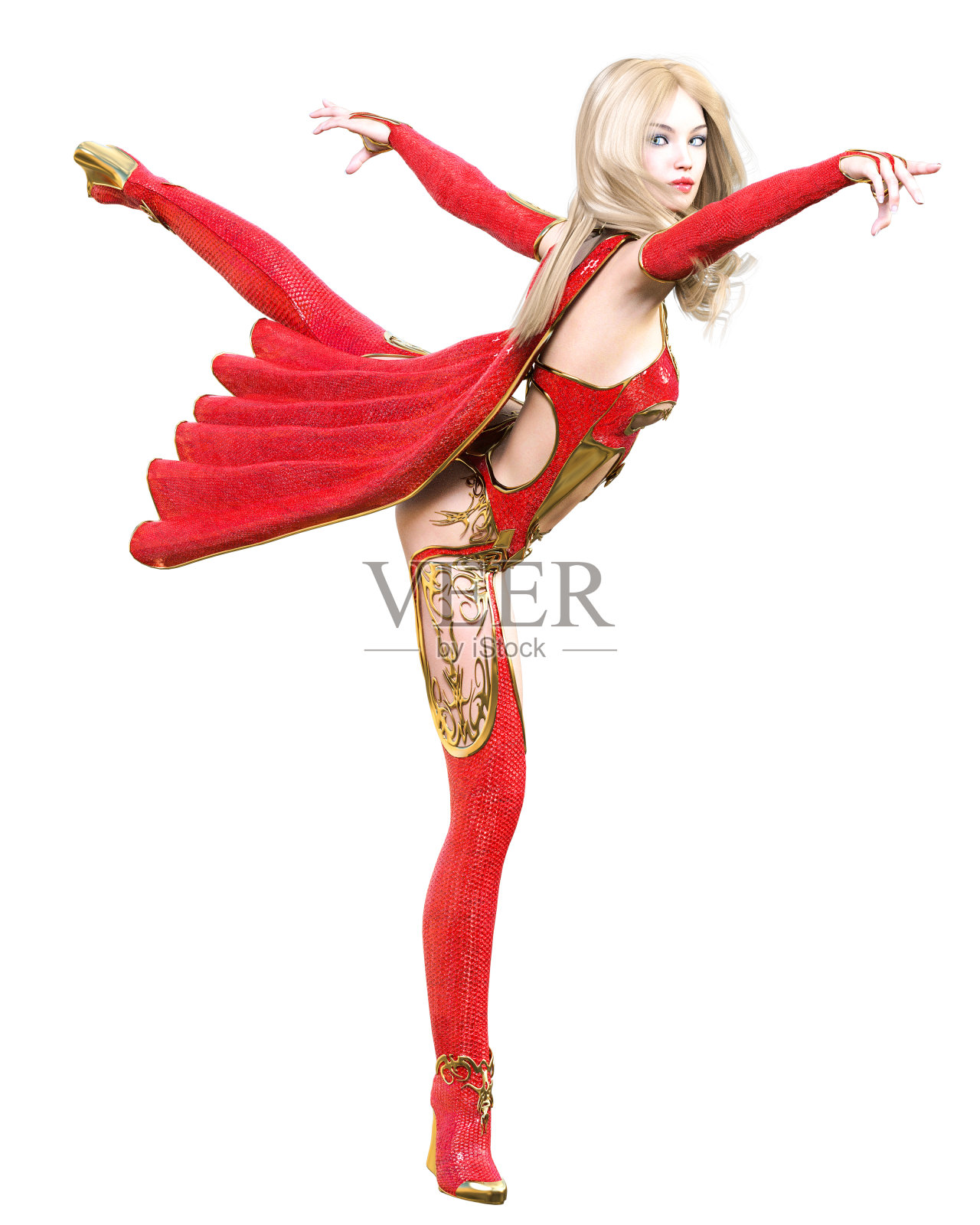 亚马逊女战士。照片摄影图片