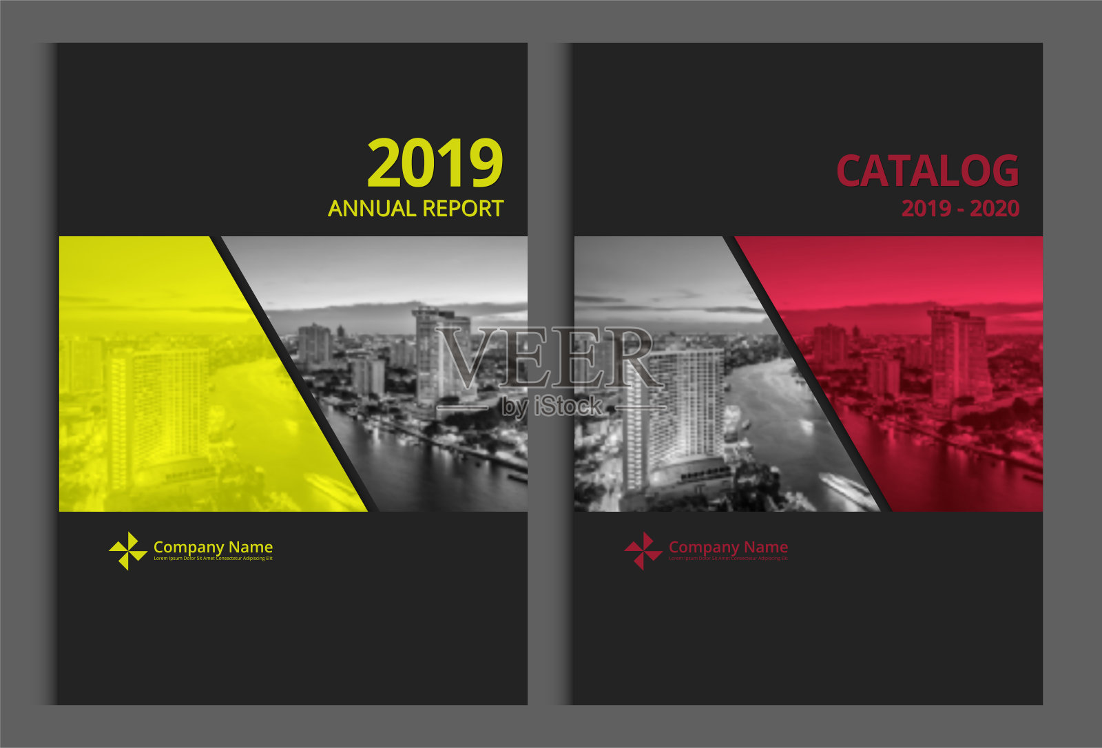 封面设计模板公司业务年度报告小册子海报公司简介目录杂志传单小册子传单。封面页设计元素A4样本图像与梯度网格。设计模板素材