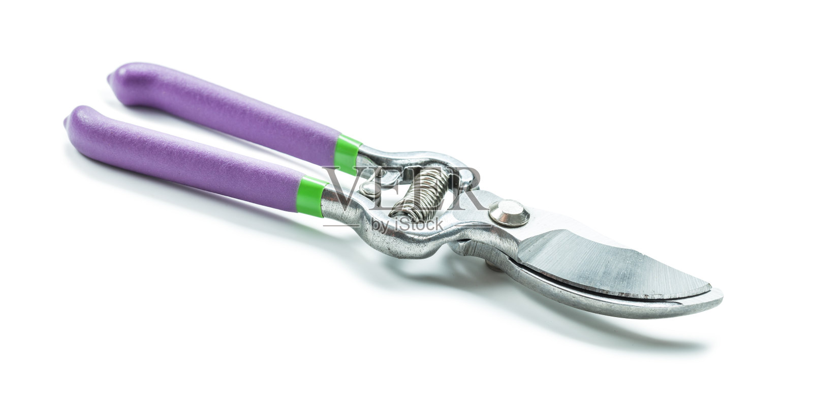 剪枝夹孤立在白色背景上照片摄影图片