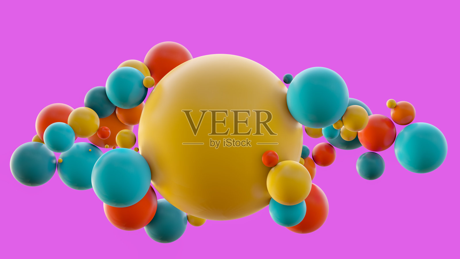 飞行球体在运动孤立在粉红色的背景照片摄影图片