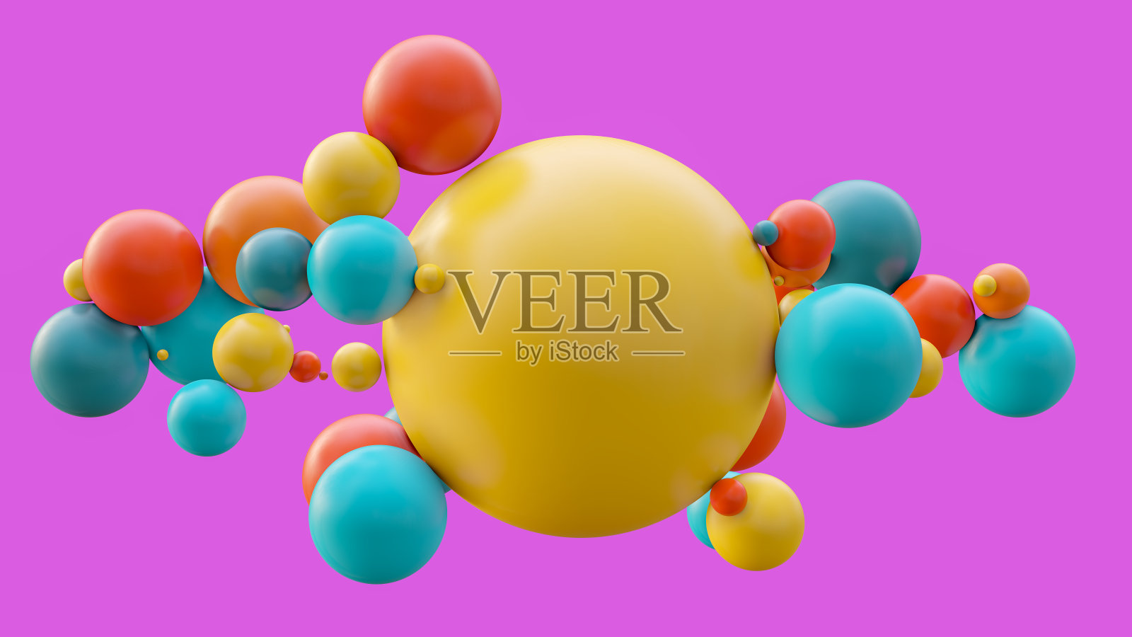 飞行球体在运动孤立在粉红色的背景照片摄影图片