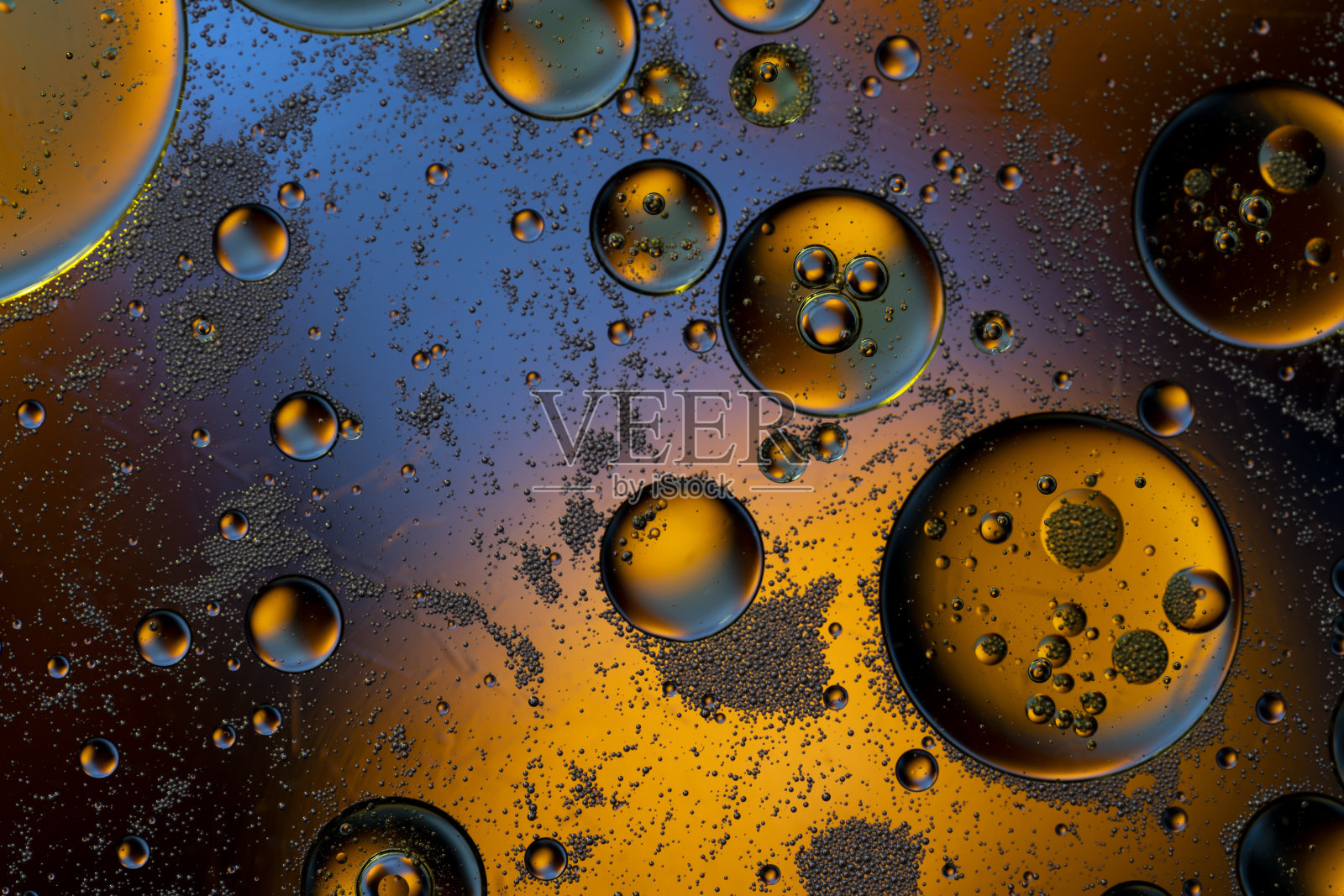 气泡世界彩色全宏抽象在水面背景照片摄影图片