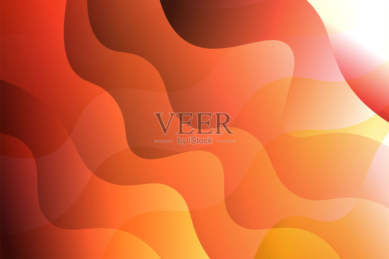 波浪抽象背景。创意矢量插图。对于页眉，海报，传单。插画图片素材