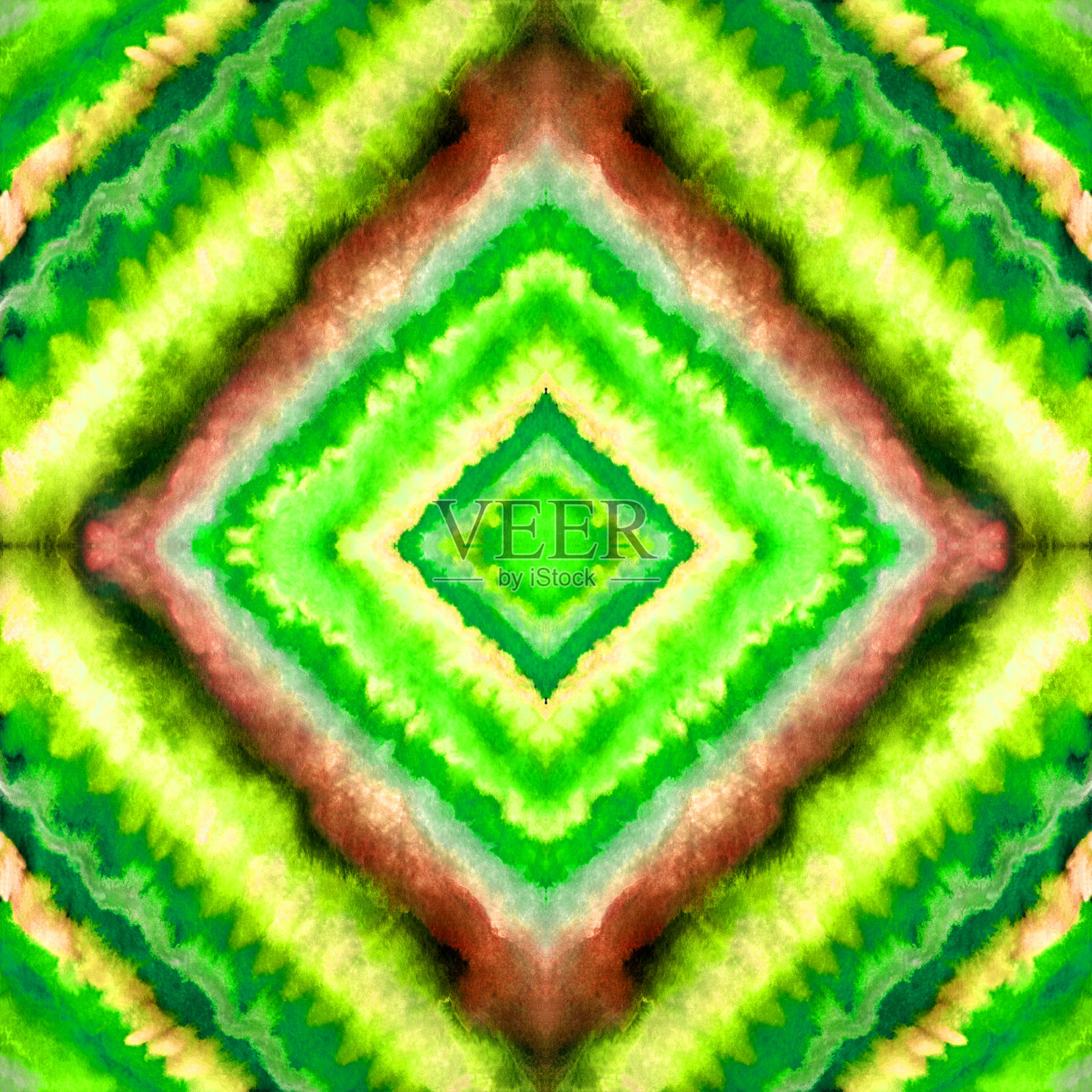 抽象菱形多色条纹图案插画图片素材