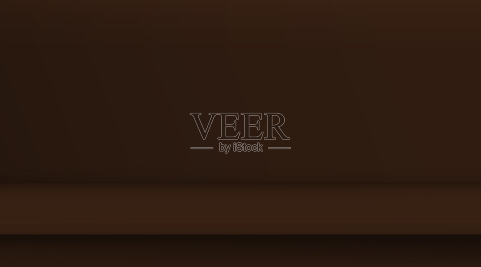 梯度网格矢量表。背景空生动的深棕色桌子，工作室为您的企业产品做广告。设计横幅的内容网站与复制空间显示插画图片素材