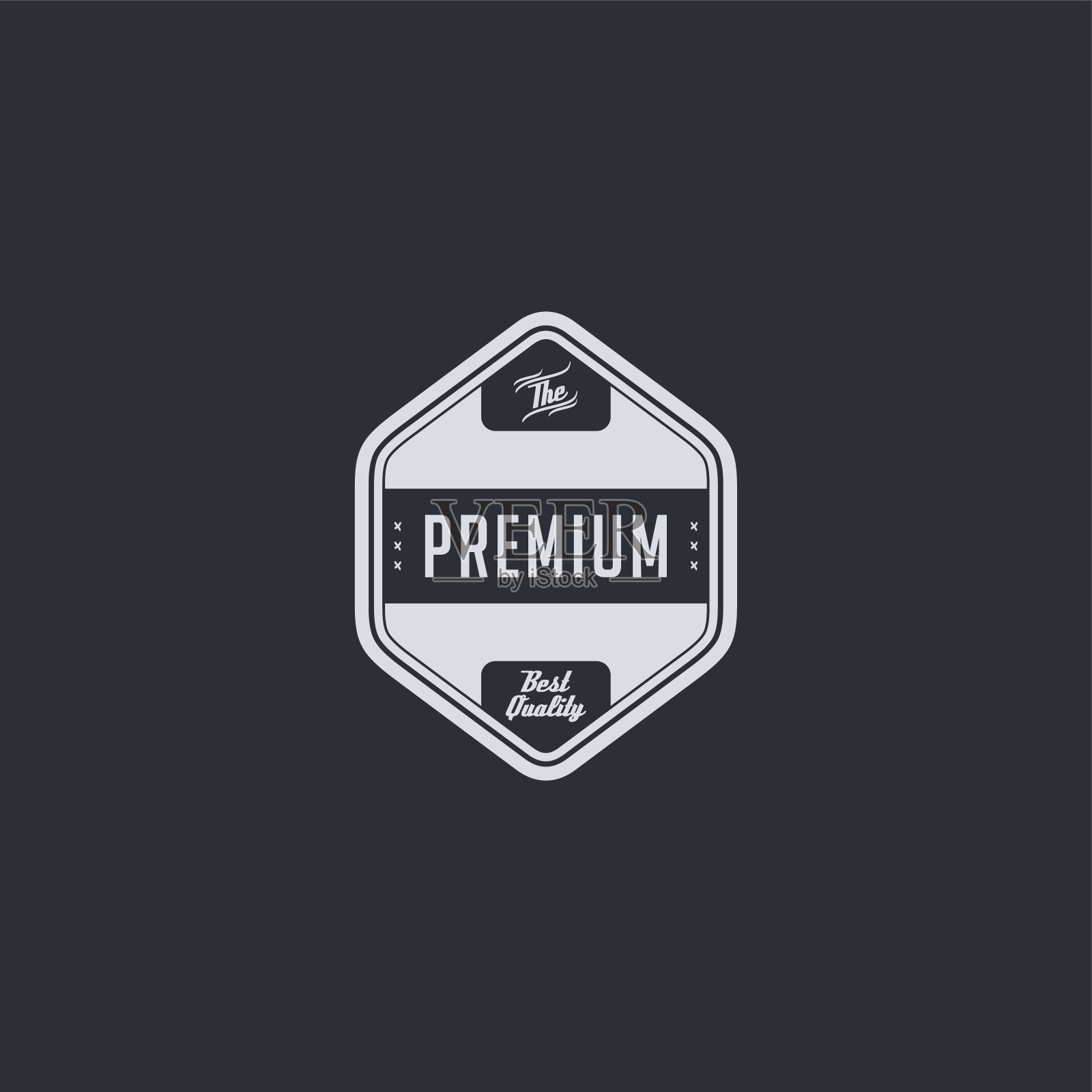 优质的原始质量徽章标签插画图片素材