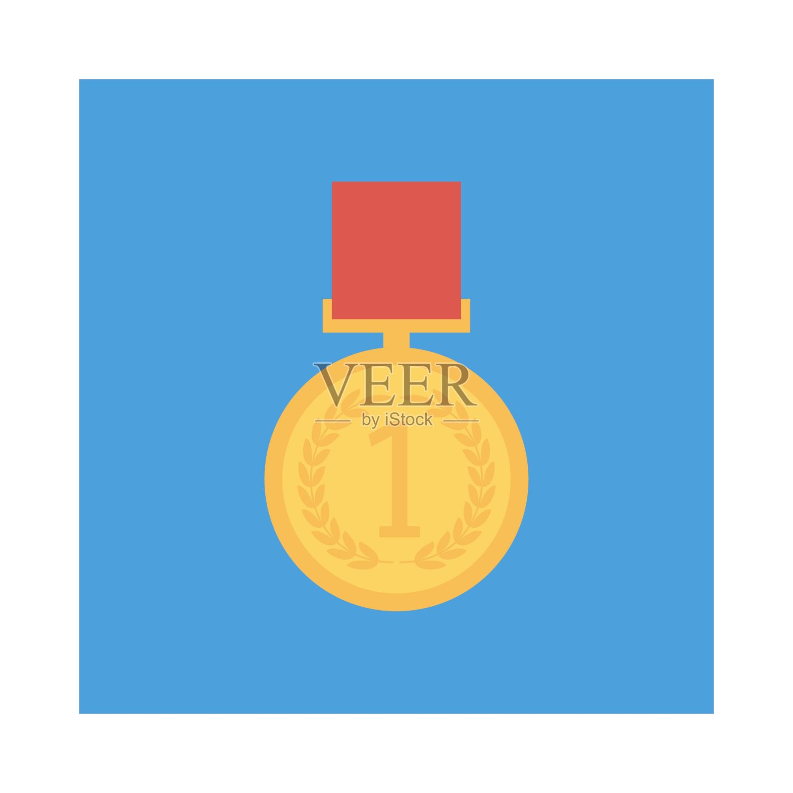 徽章上的成就设计元素图片