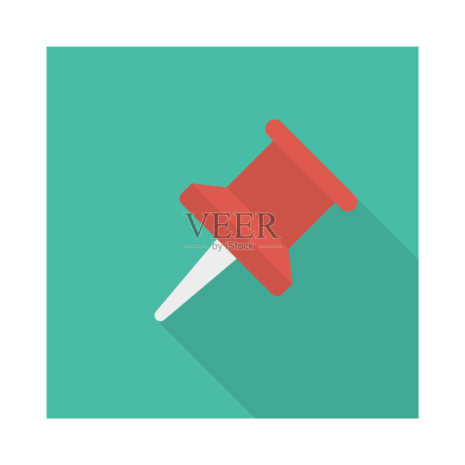 销图钉图钉插画图片素材