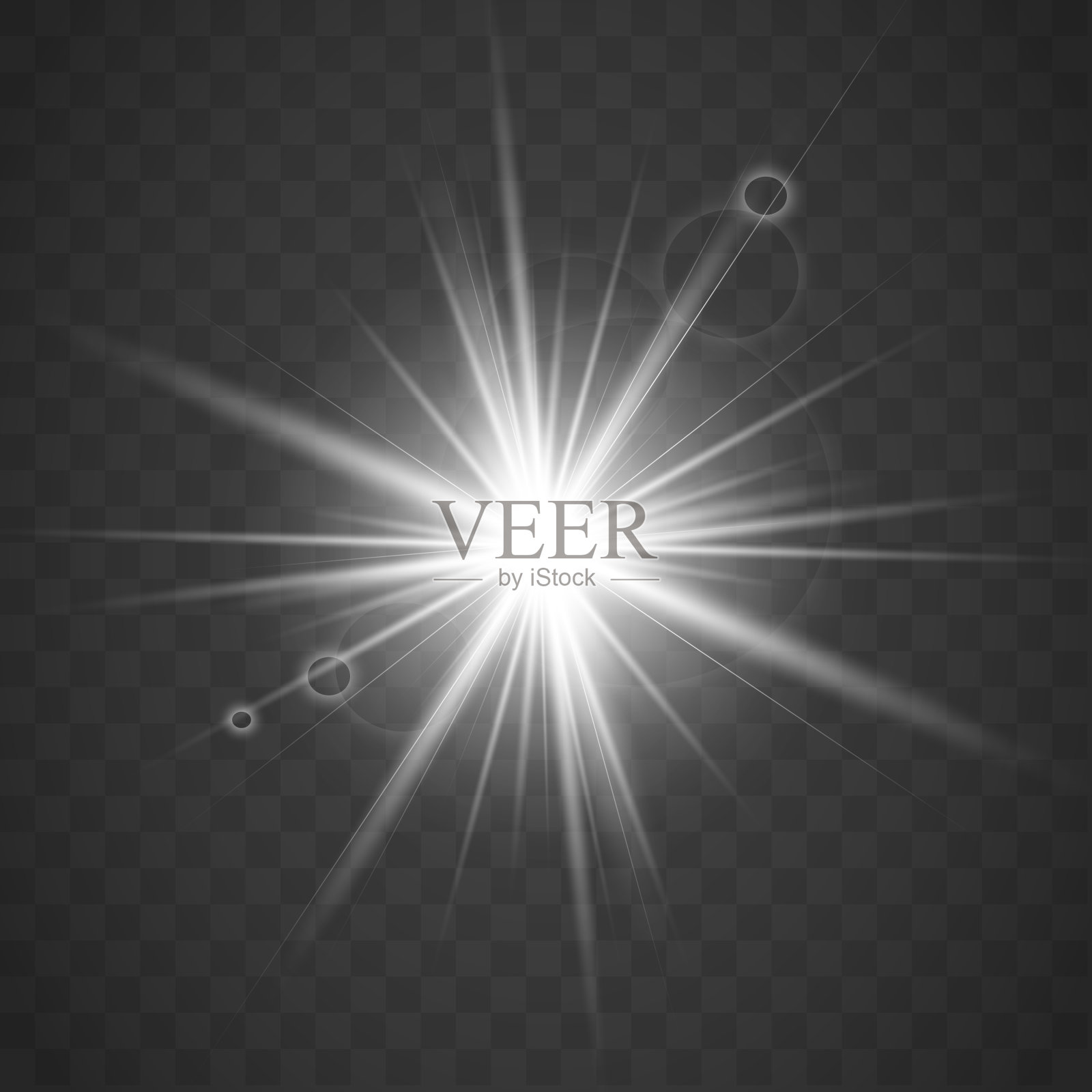 发光的灯插画图片素材