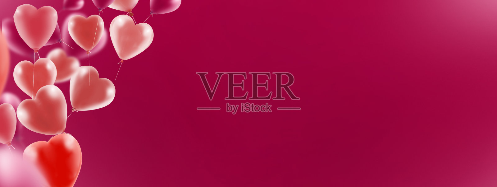 红色背景的节日气球图片照片摄影图片