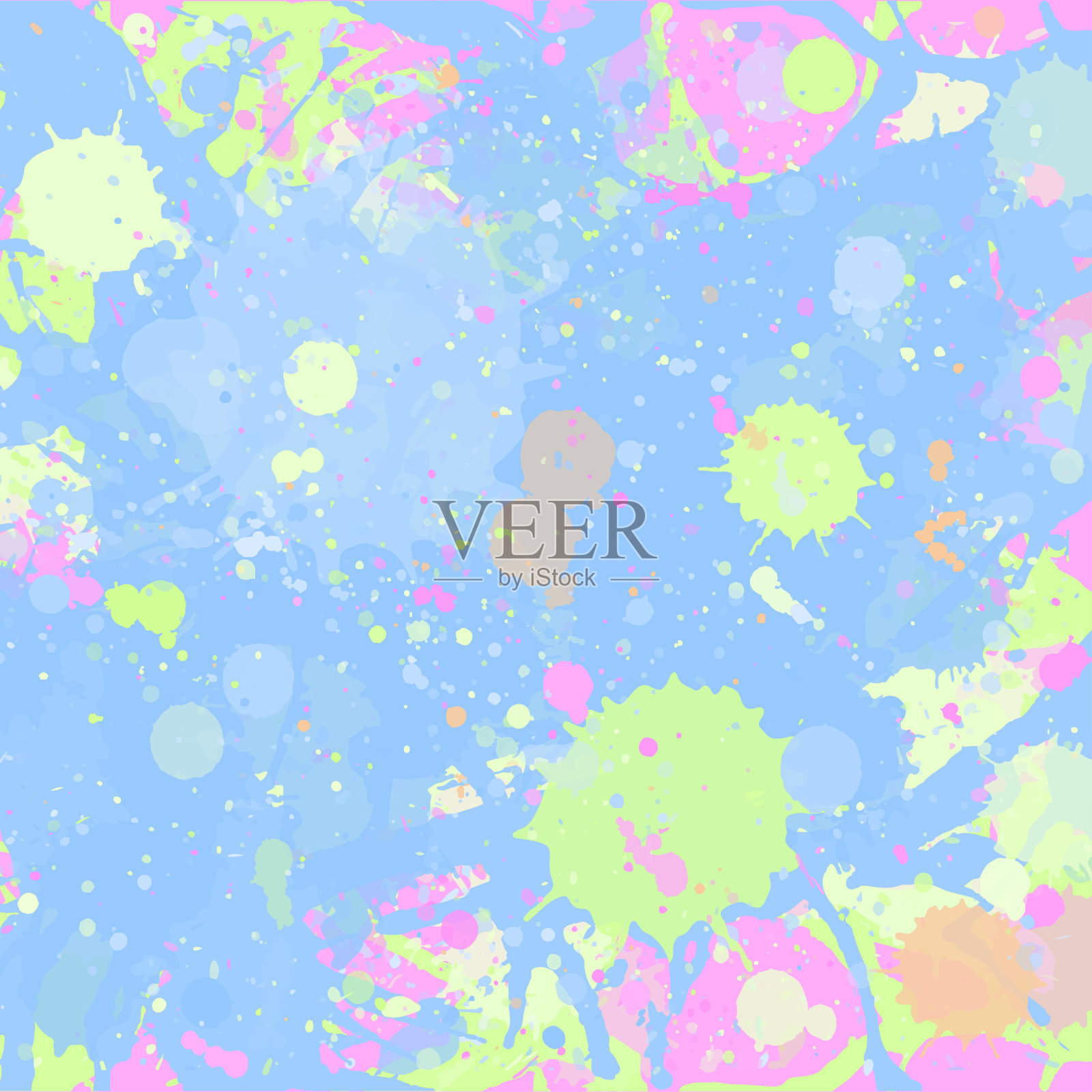 水彩颜料泼洒背景插画图片素材