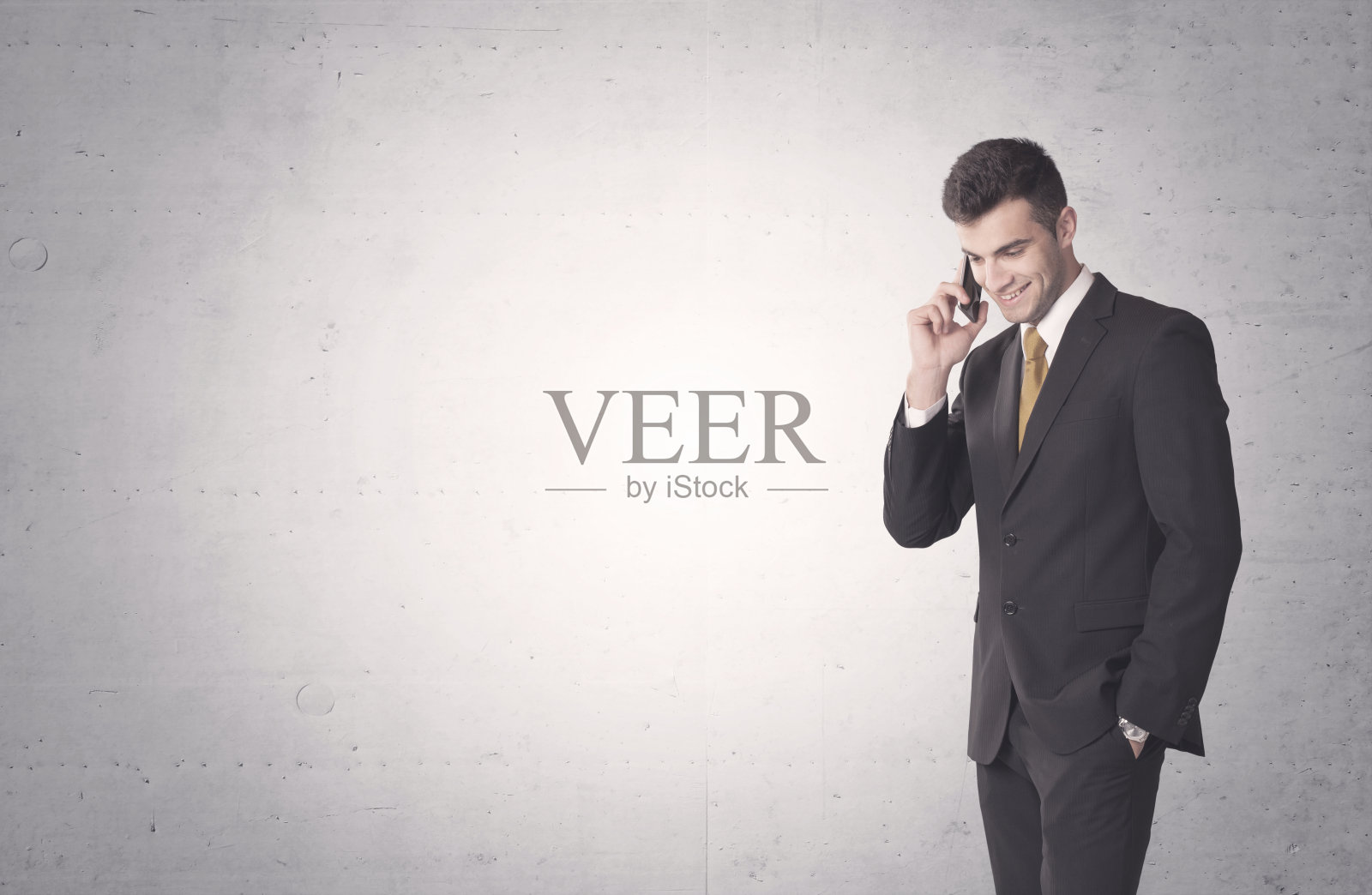 背景清晰的优雅商人照片摄影图片