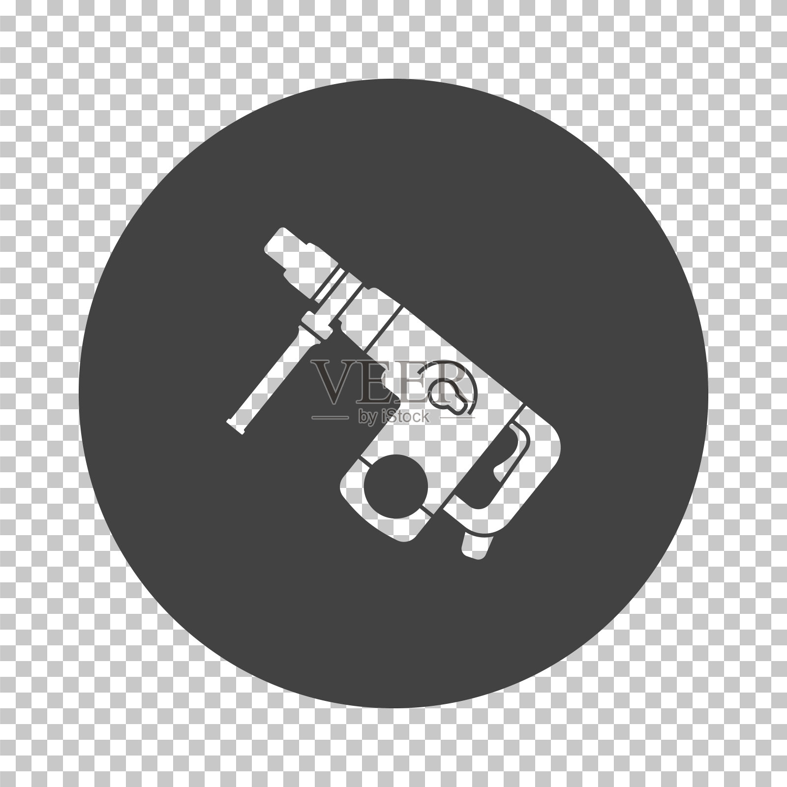 电动射孔器图标插画图片素材