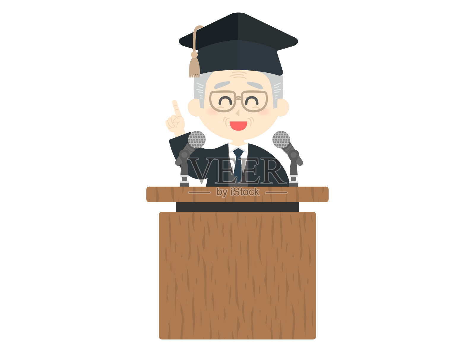 演讲插画图片素材