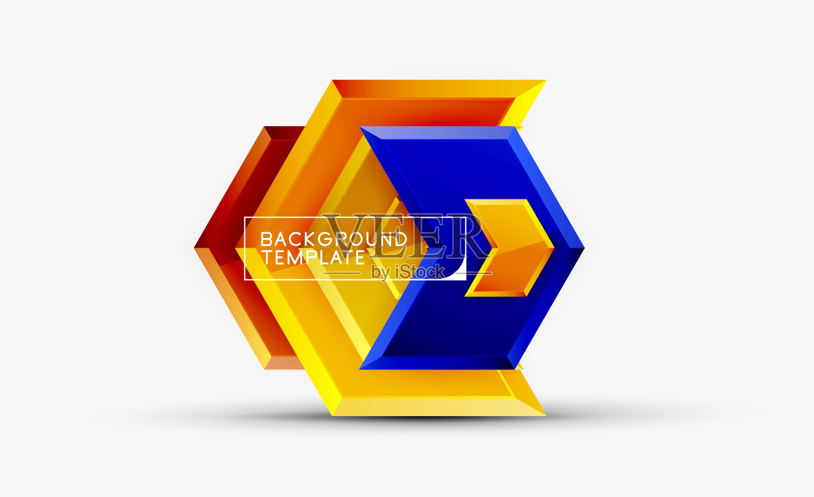 抽象光滑技术箭头背景插画图片素材