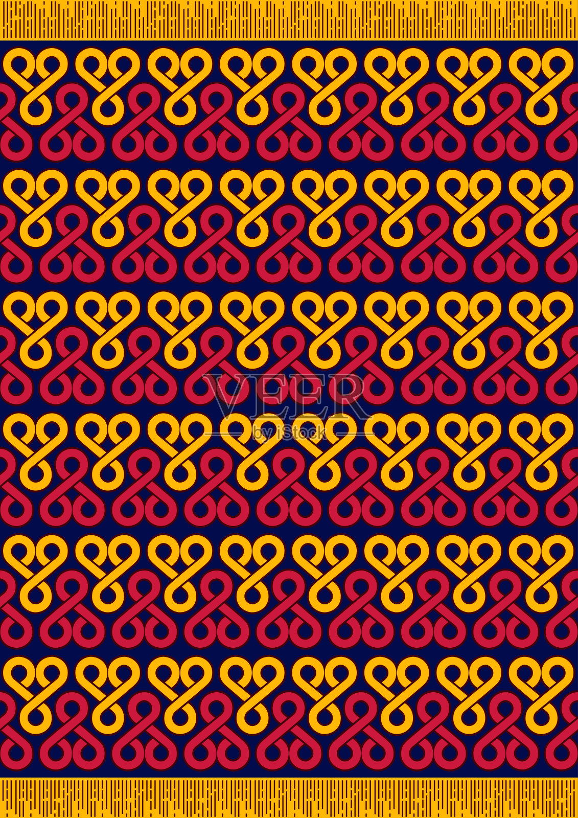 纺织时尚非洲印花88插画图片素材