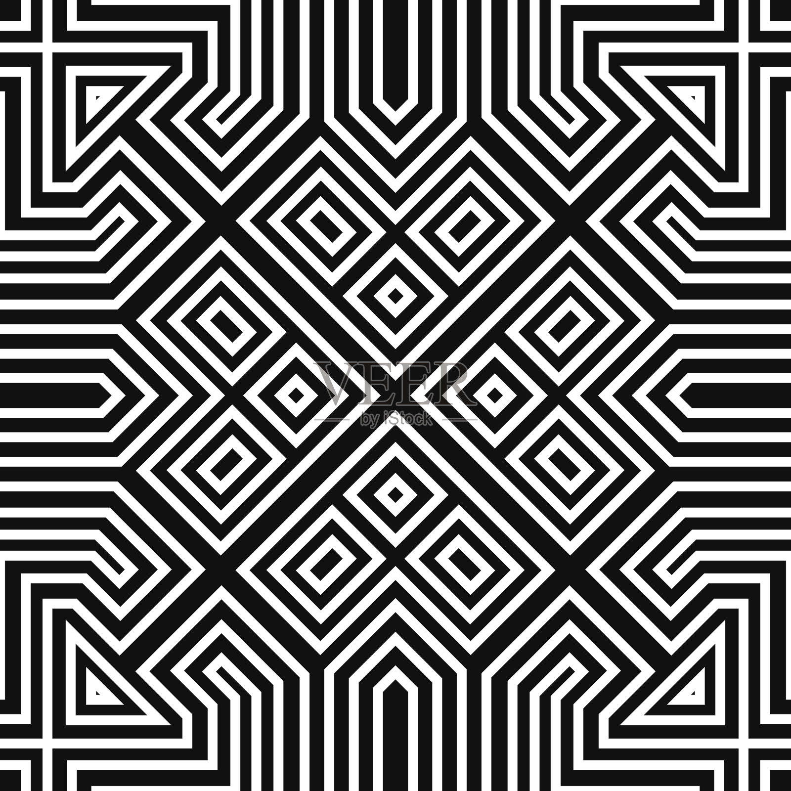 围巾模式插画图片素材