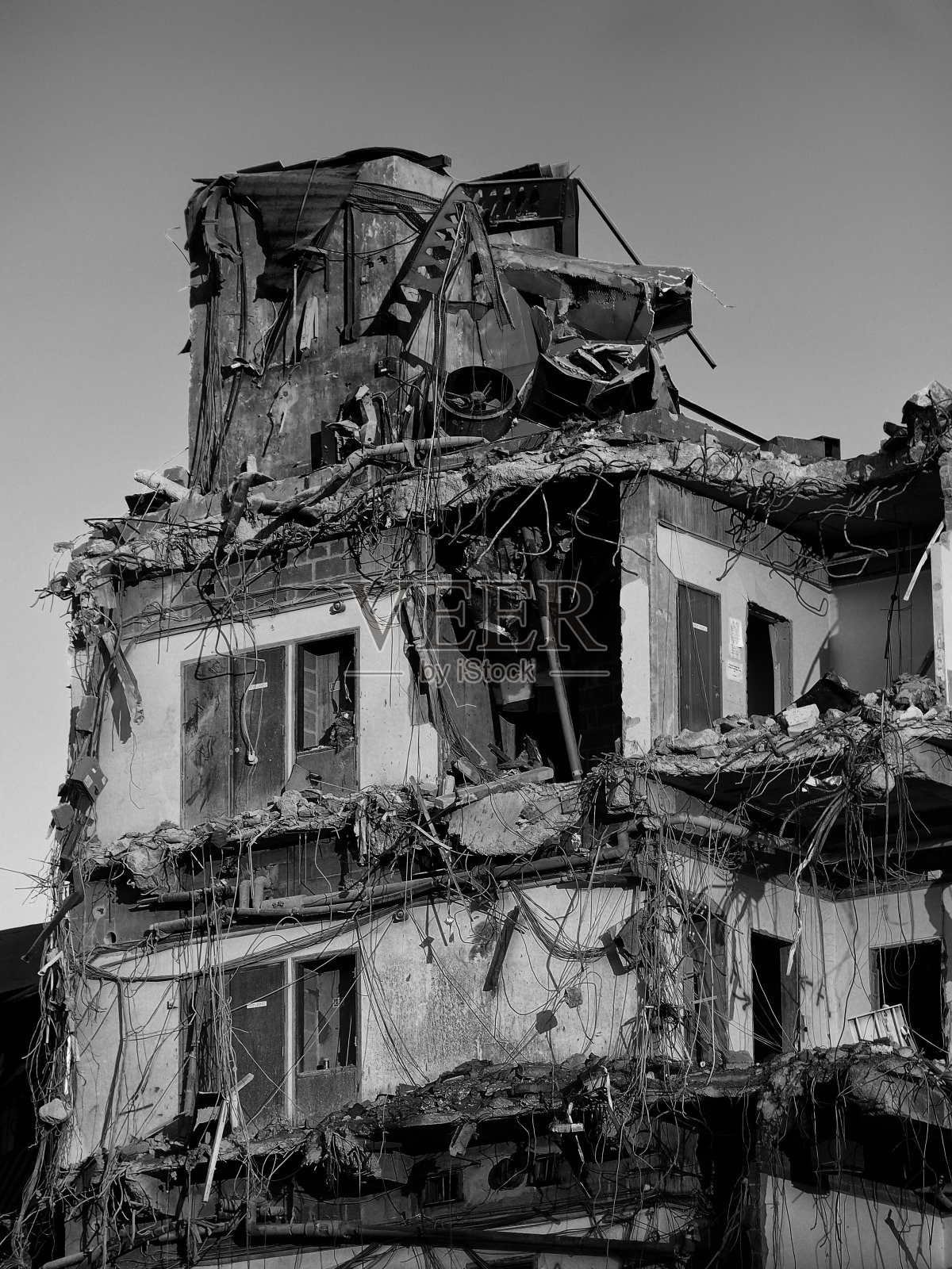 拆除-内墙照片摄影图片