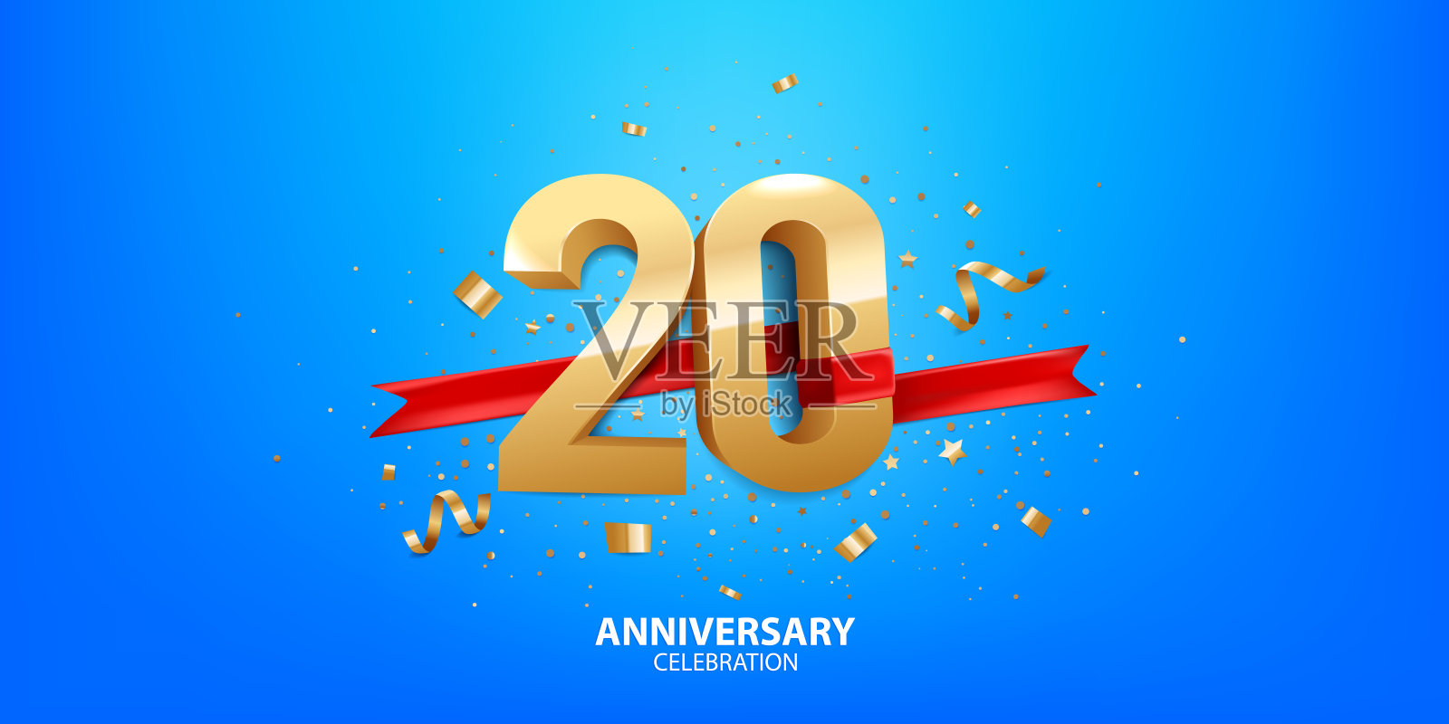 20周年庆典插画图片素材