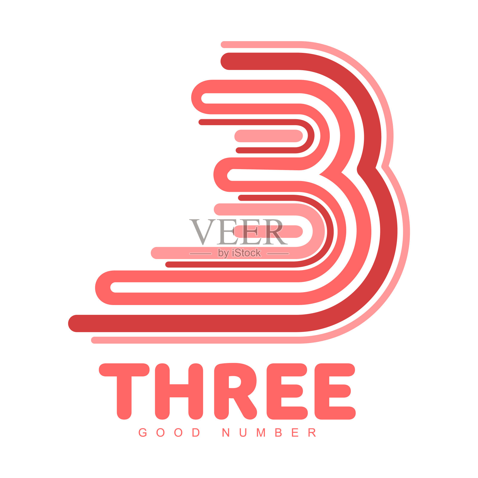 矢量插图的第三个模板插画图片素材