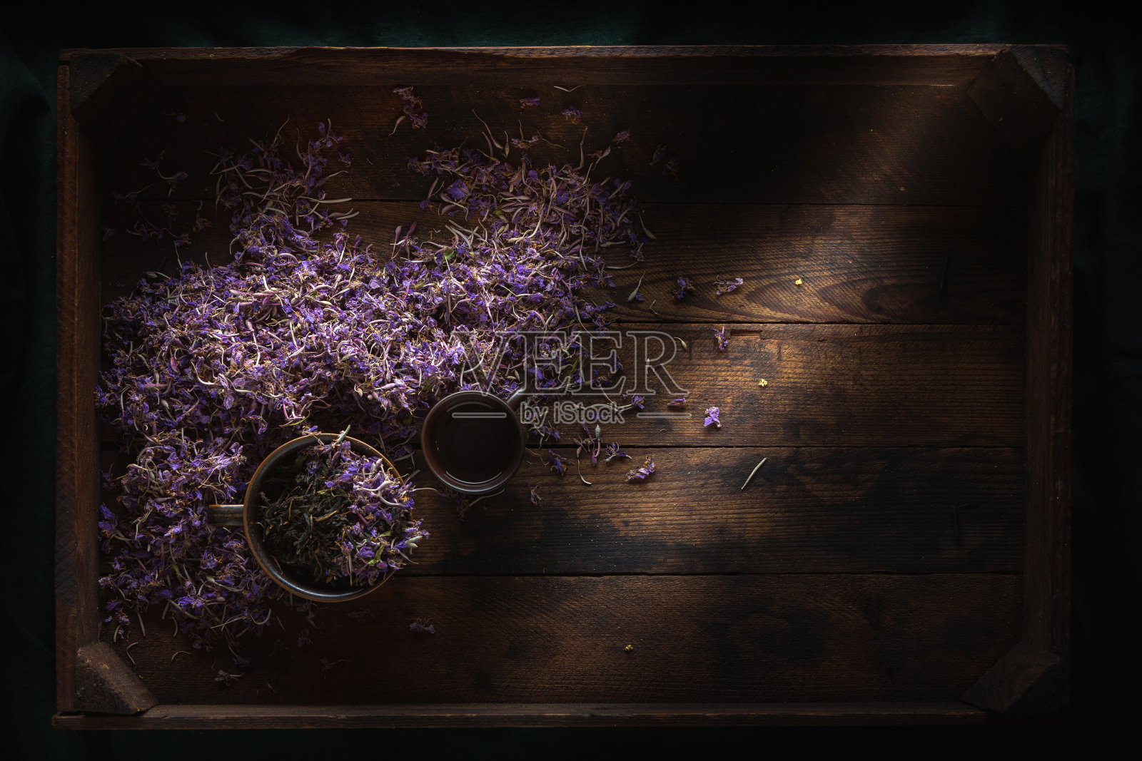 干杂草茶乡村背景照片摄影图片