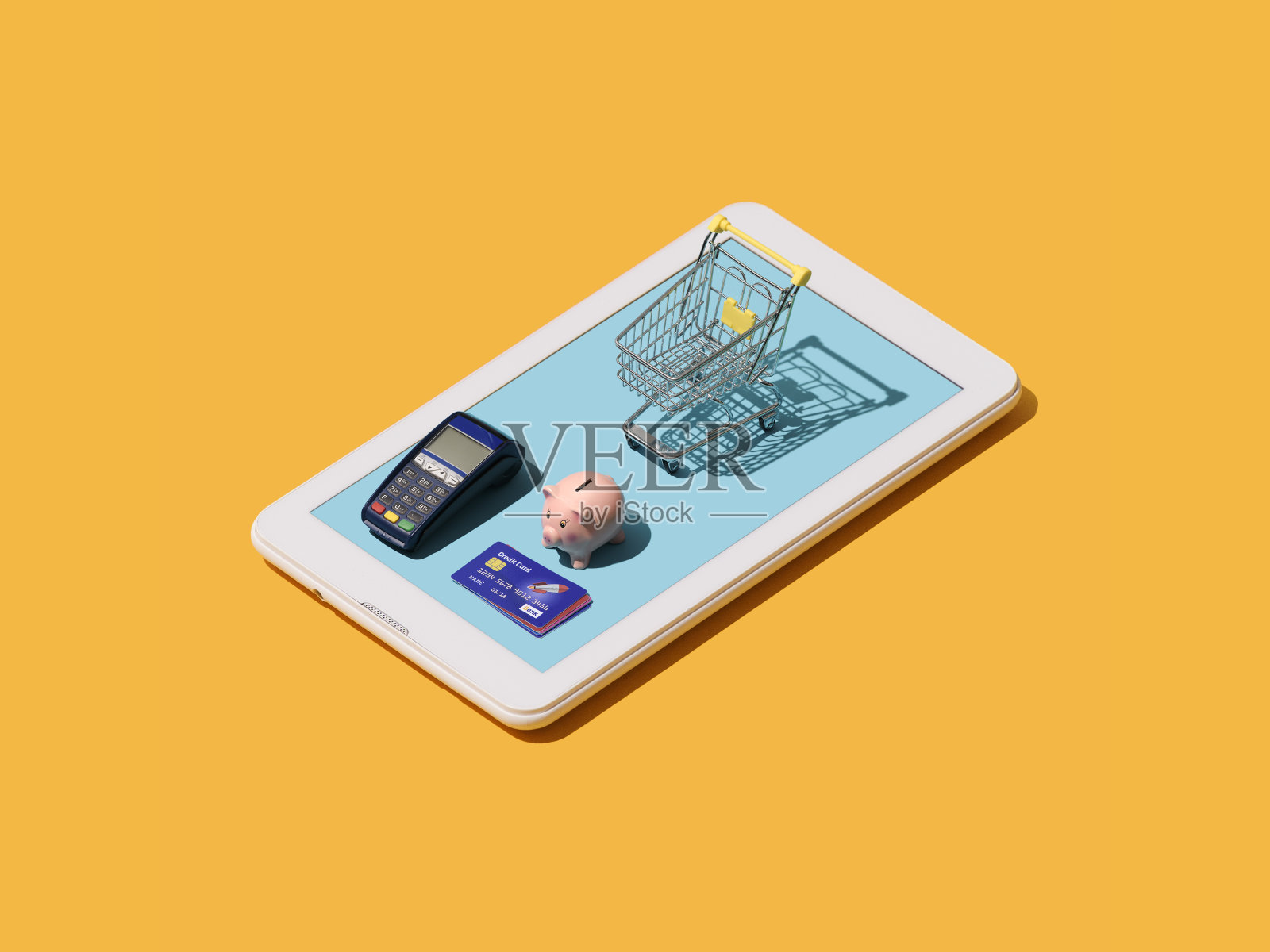 网上购物和电子支付照片摄影图片